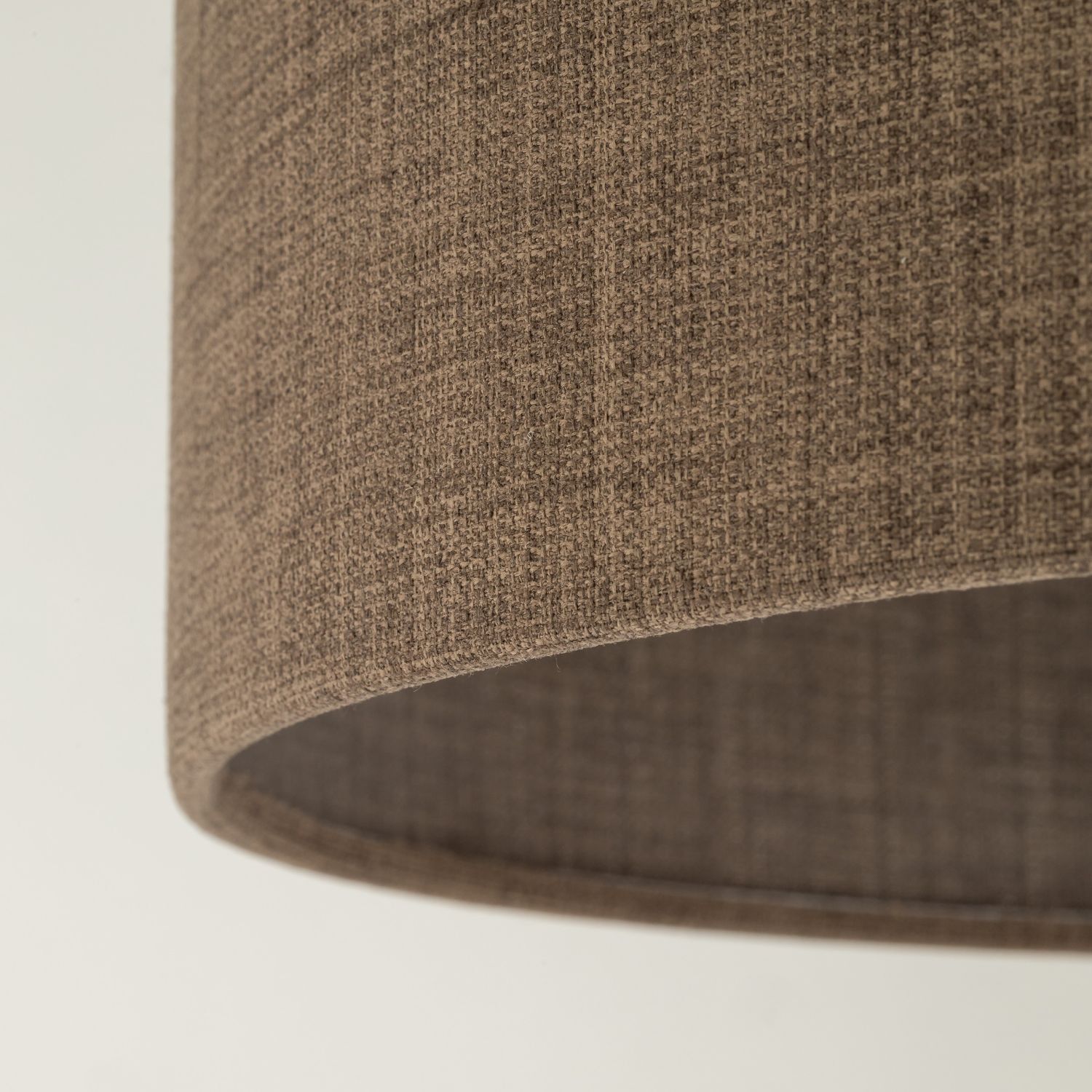 Stehleuchte Metall Stoff E27 160 cm Ø 50 cm in Gold Braun