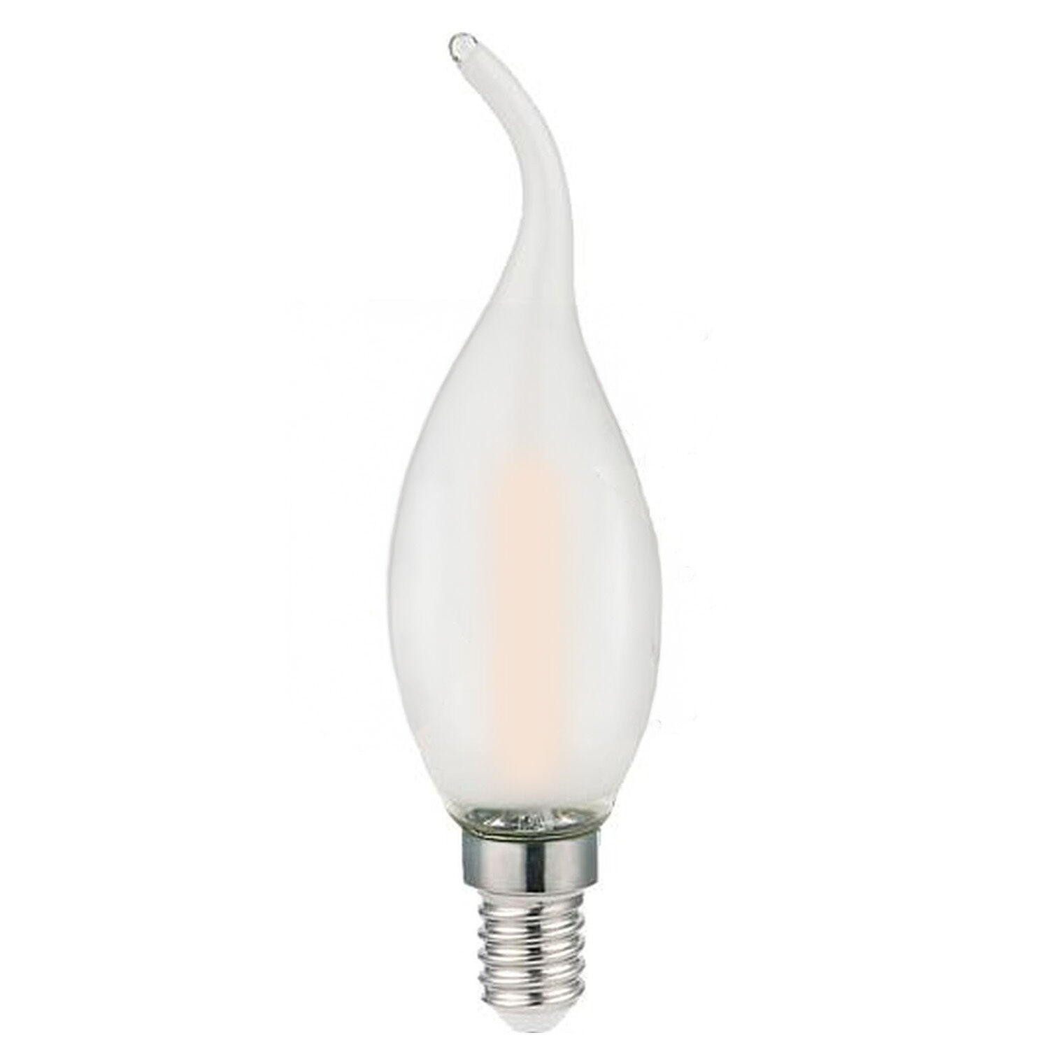 Mattes Leuchtmittel LED E14 Kerzenform 2700 K 470 lm - LM148