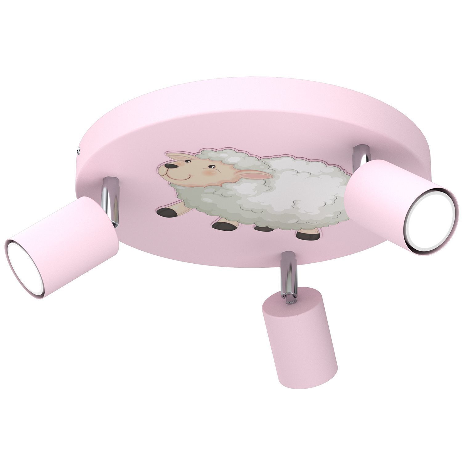 Deckenlampe Rosa Metall Ø 30 cm GU10 Kinderzimmer