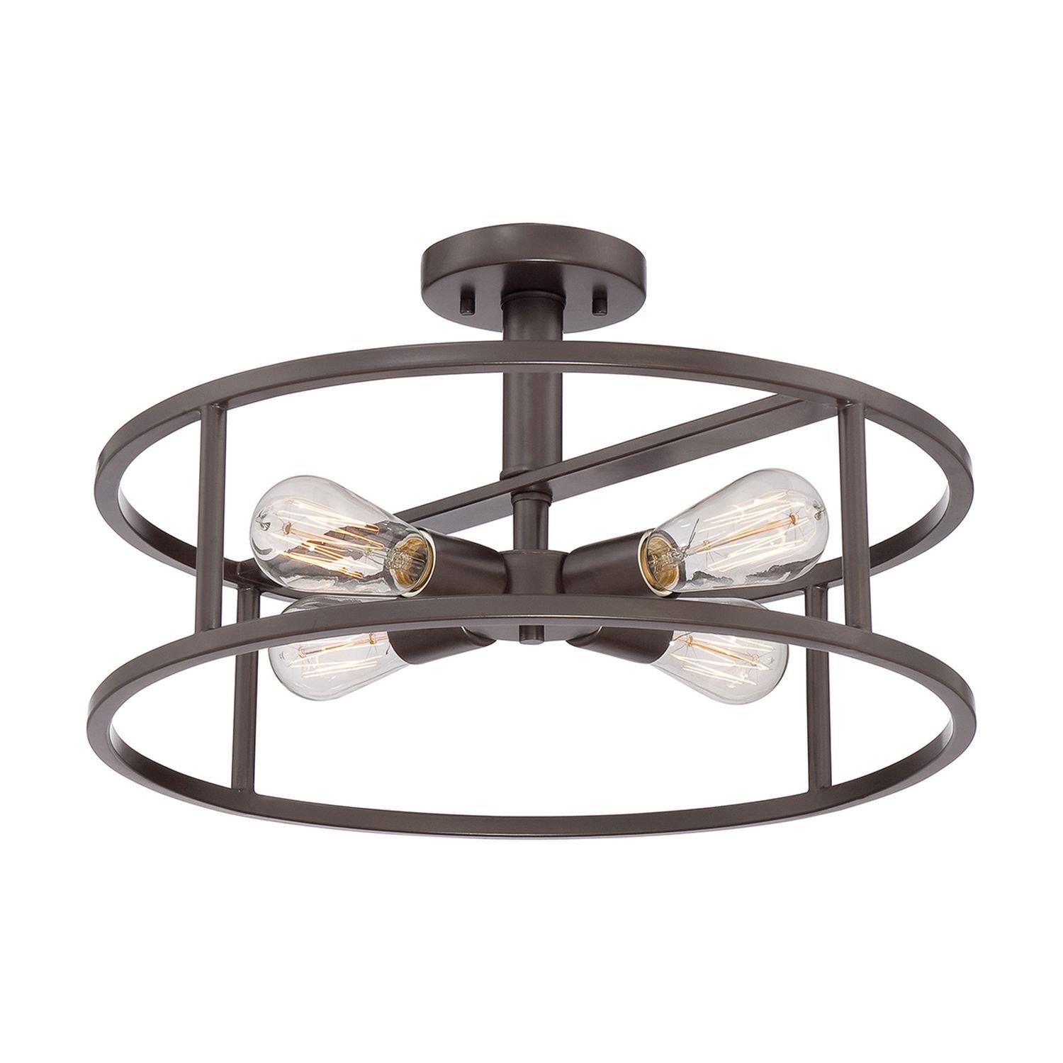 Deckenleuchte PEROY Bronze Ø46cm kürzbar Lampe