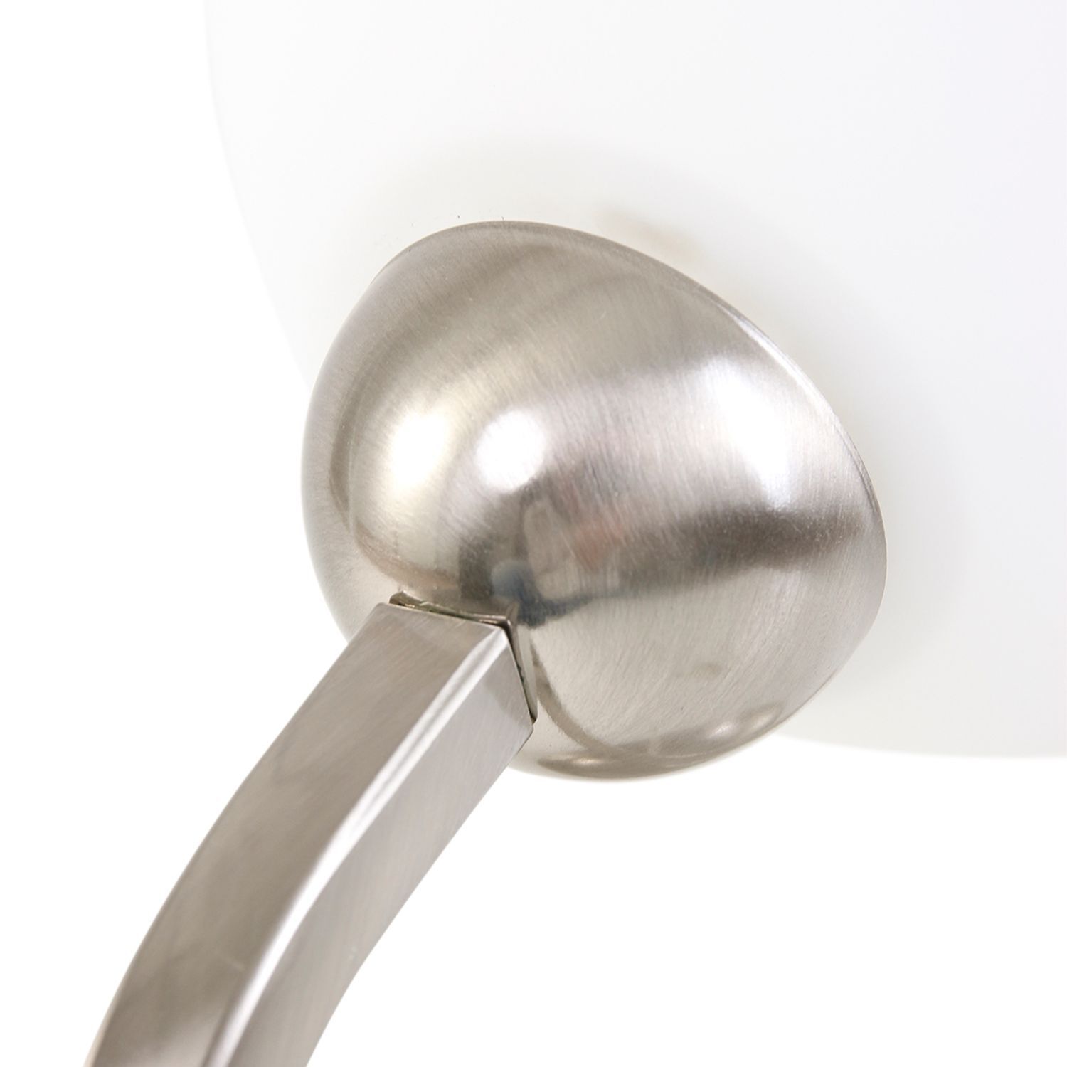 Wandleuchte in Stahl Weiß H:31 cm E27 Klassisch