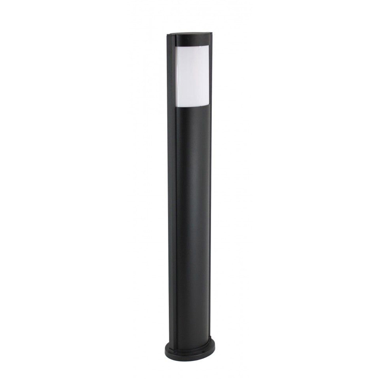 Ovale Außenlampe Schwarz 92 cm IP54 oval E27