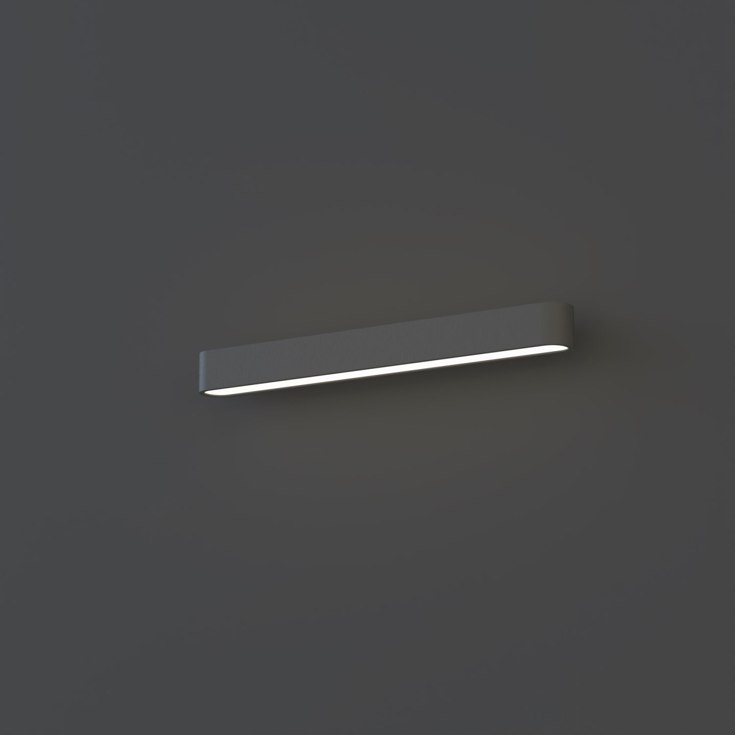 Wandleuchte Up Down 3000 K 1700 lm T8 LED Aluminium Grau