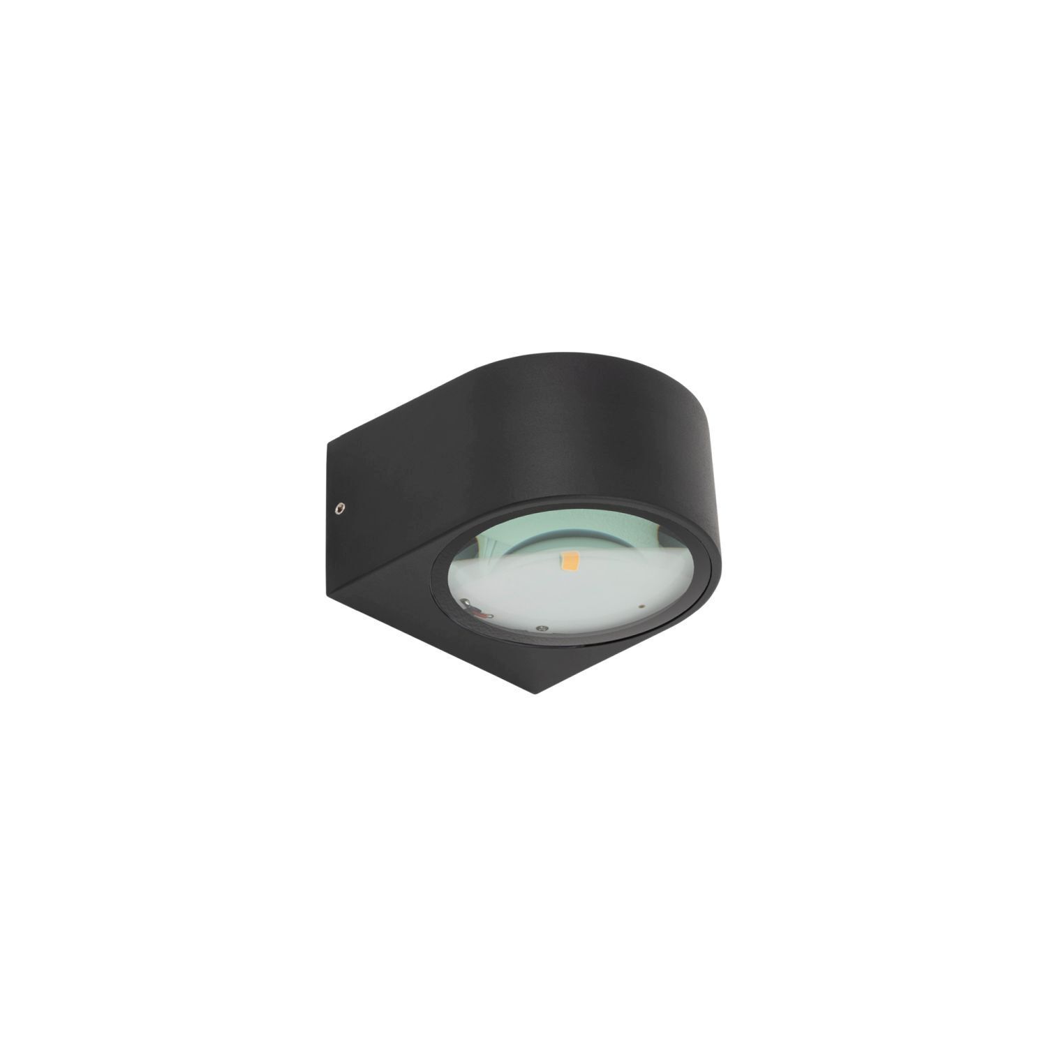 LED Außenwandleuchte Aluminium Glas IP54 B:9,5 cm