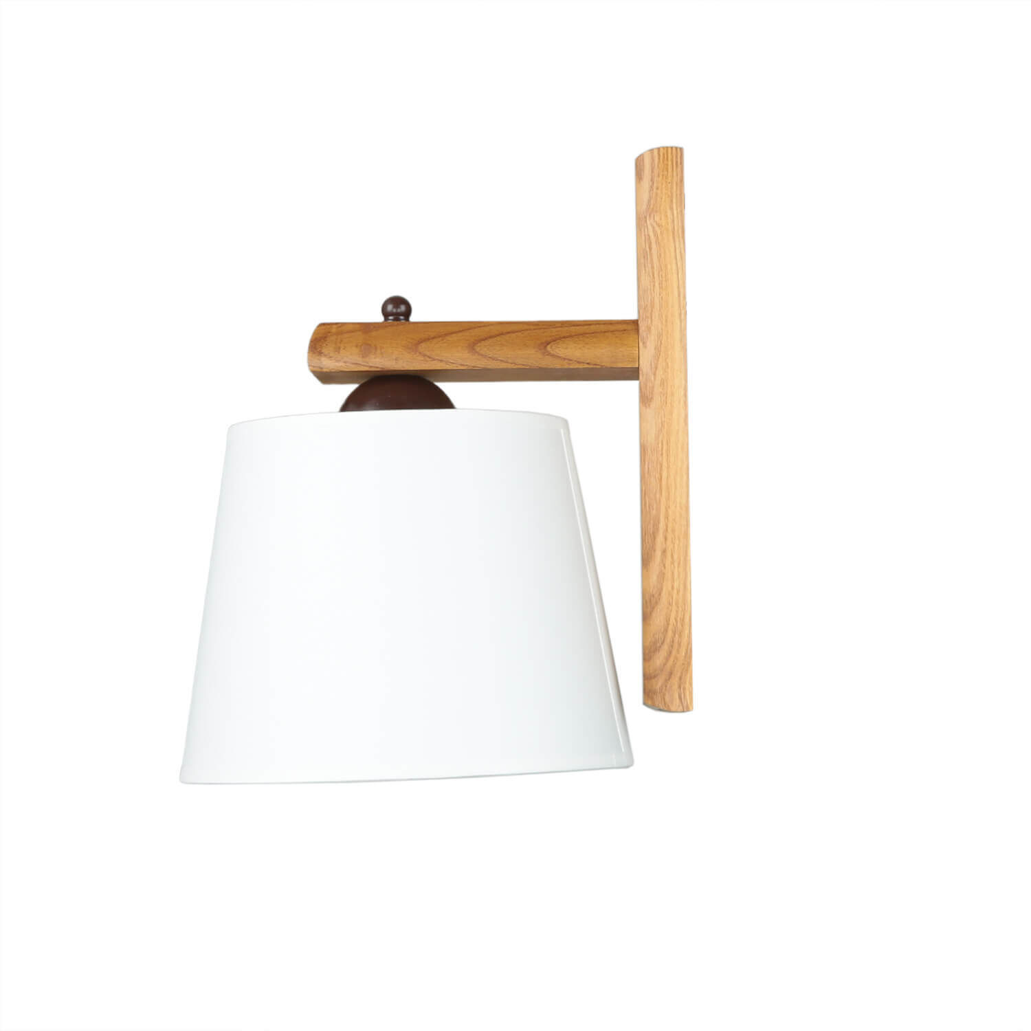 Wandleuchte Schirm Holz wohnlich BEVERELY Lampe