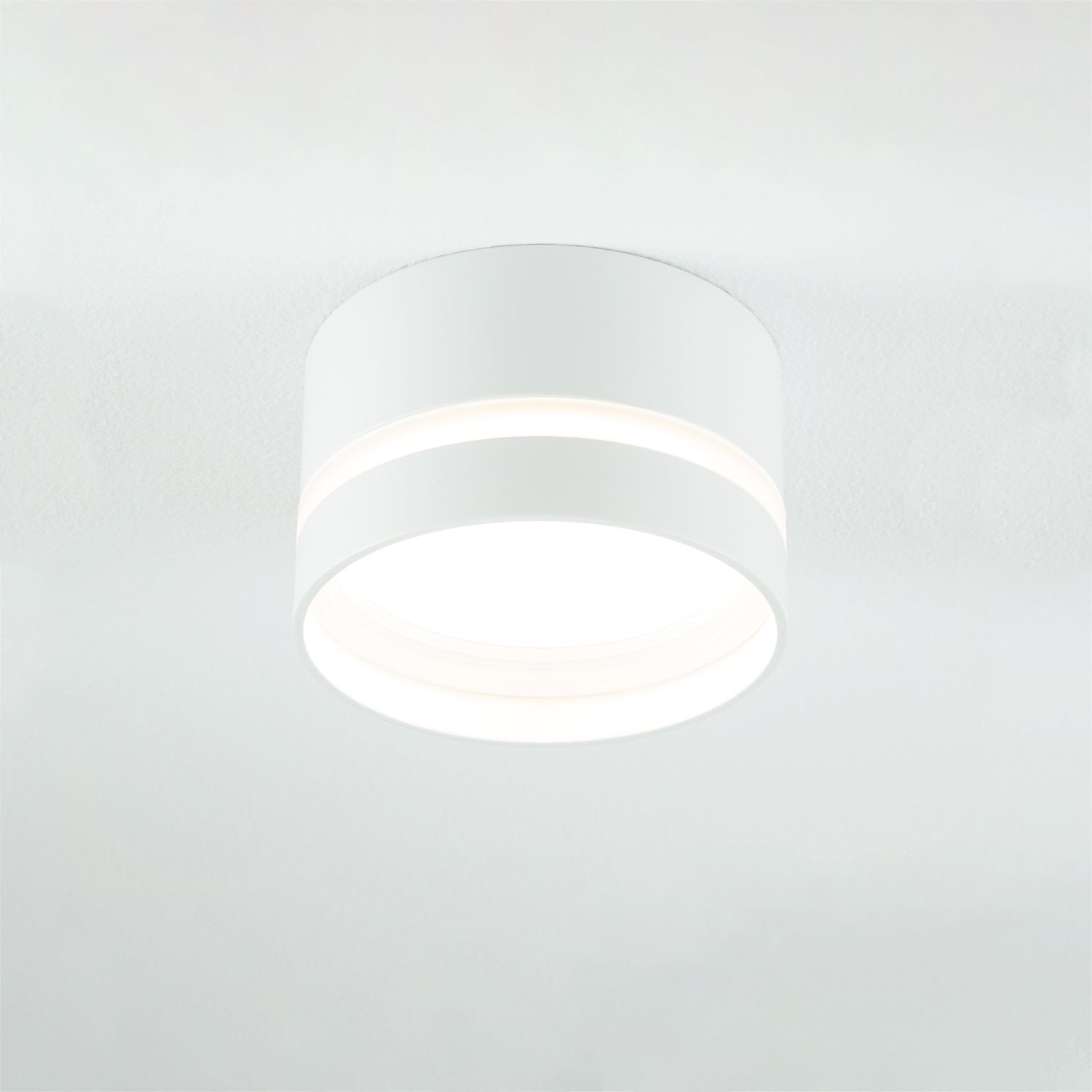 Einbaustrahler GX53 Ø 8,5 cm Weiß Aluminium Modern