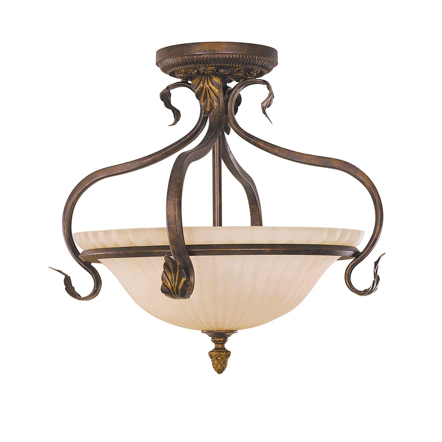 Deckenleuchte ANABELL 10 Bronze Antik Ø42cm Lampe