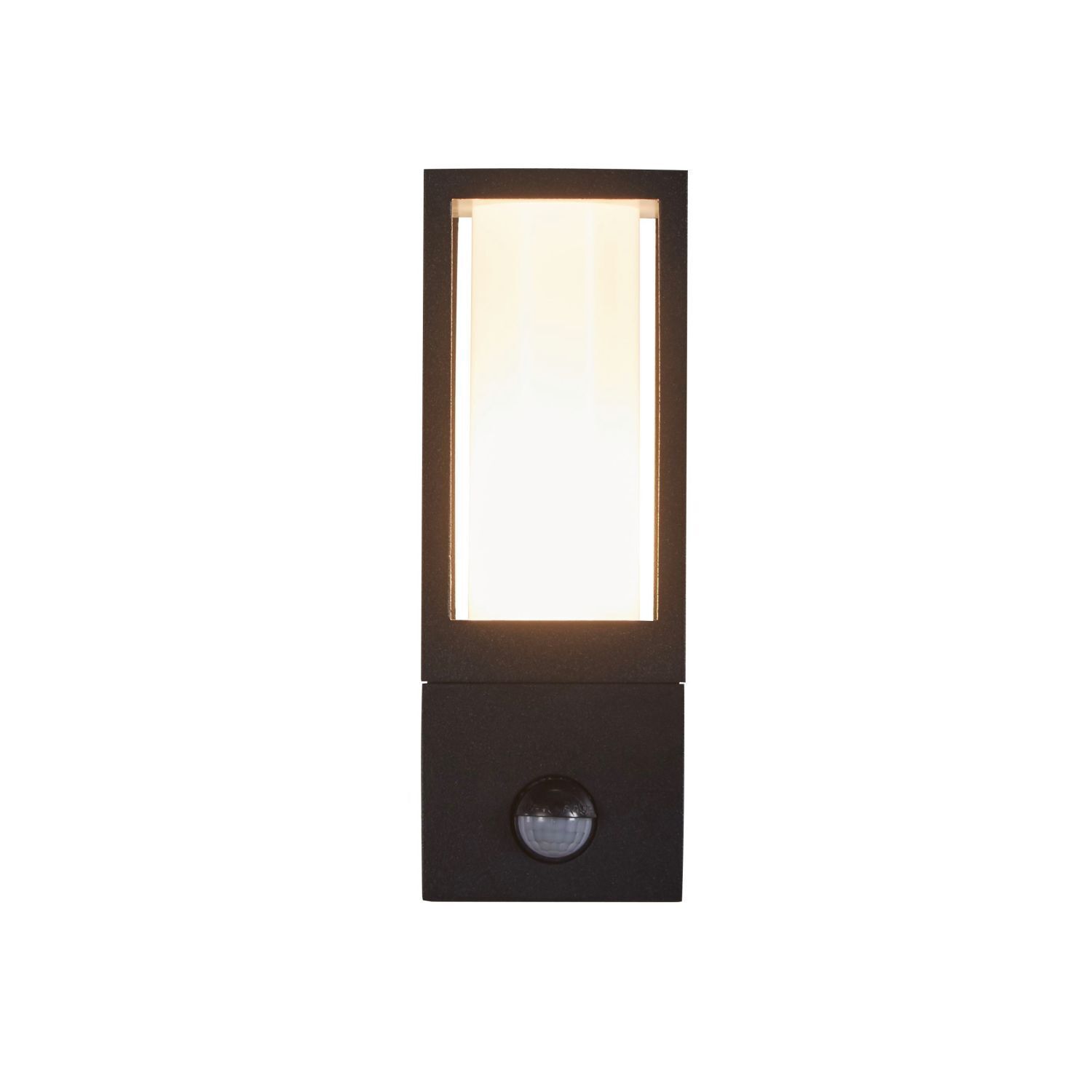 Außenlampe Wand IP44 GU10 Schwarz Weiß Bewegungsmelder