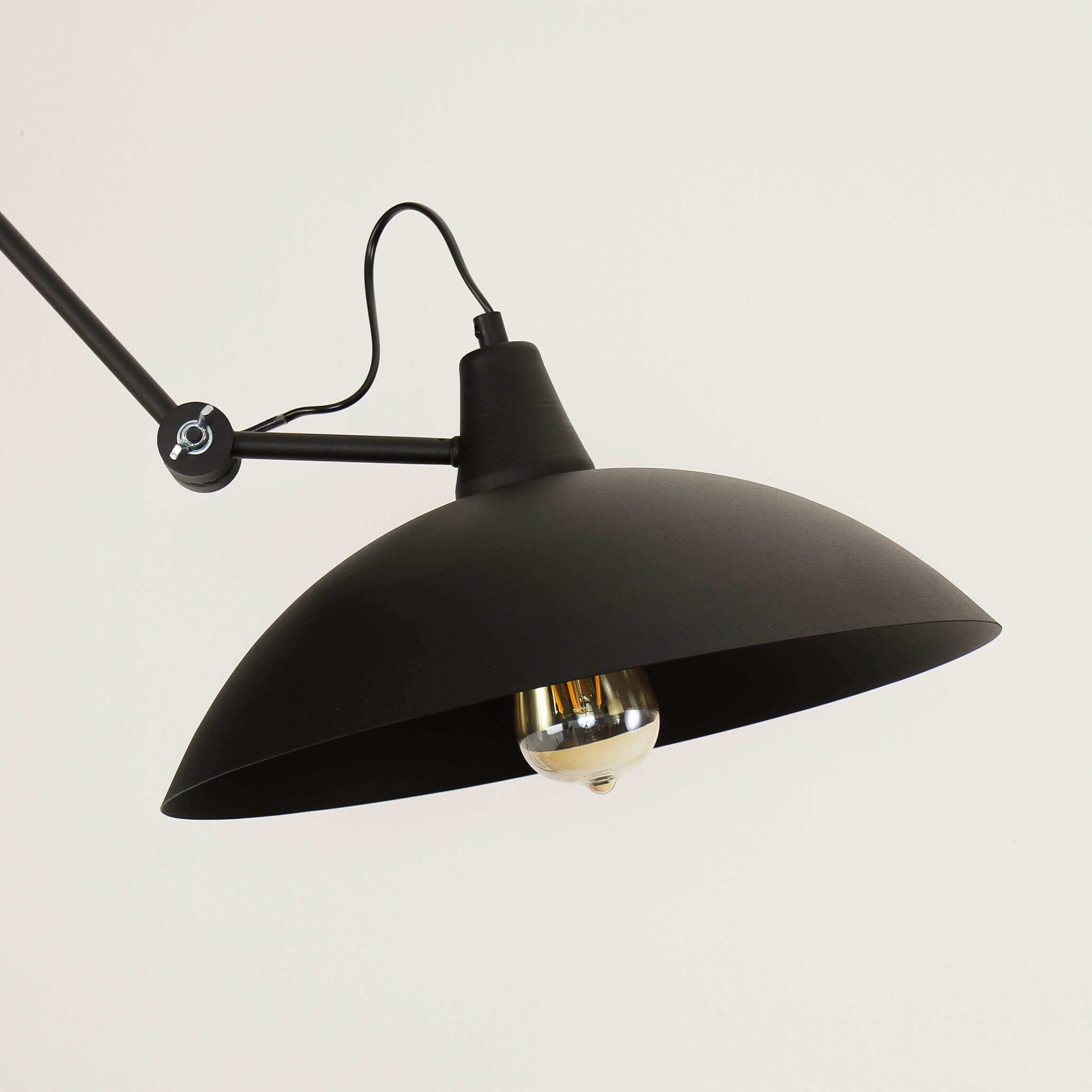 Schwarze Deckenlampe Wohnzimmer Leuchte Decke