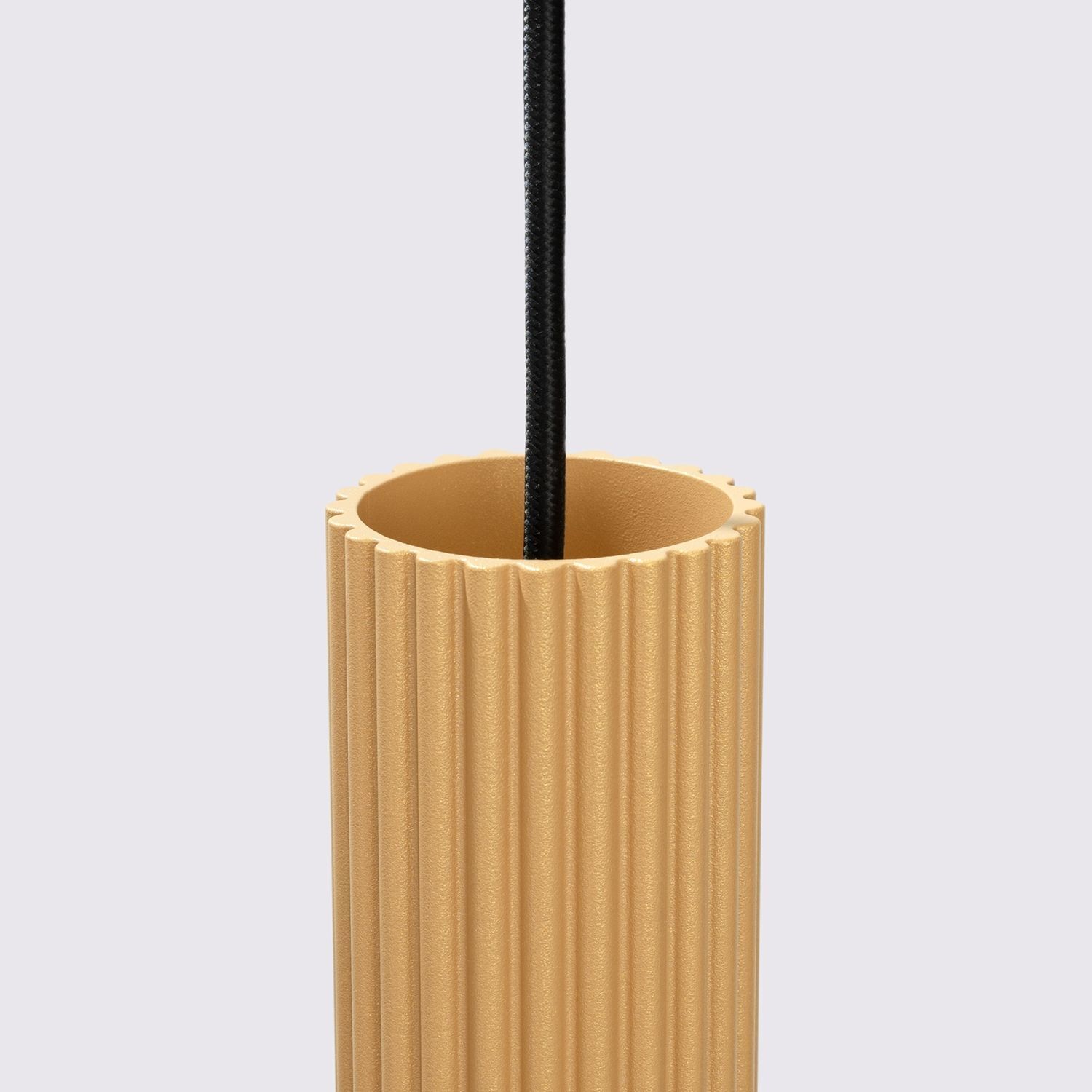 Pendelleuchte GU10 B: 8 cm H: max. 118 cm Aluminium in Gold