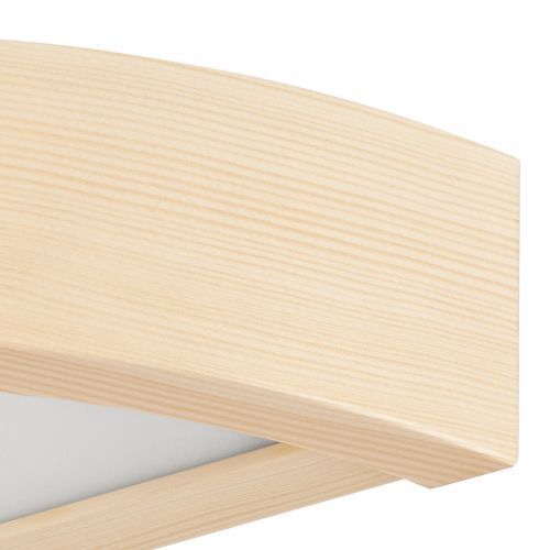 Wandlampe Flur Holzleuchte Braun Modern 40cm