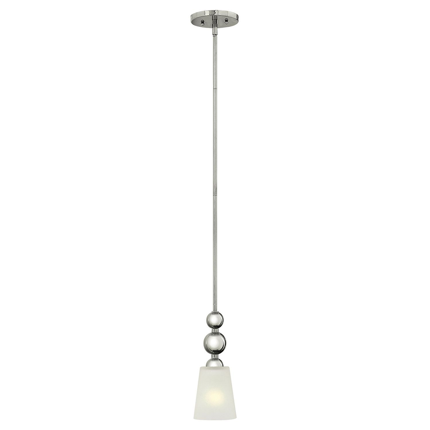 Deckenleuchte ROMINA Nickel Ø12cm kürzbar Lampe