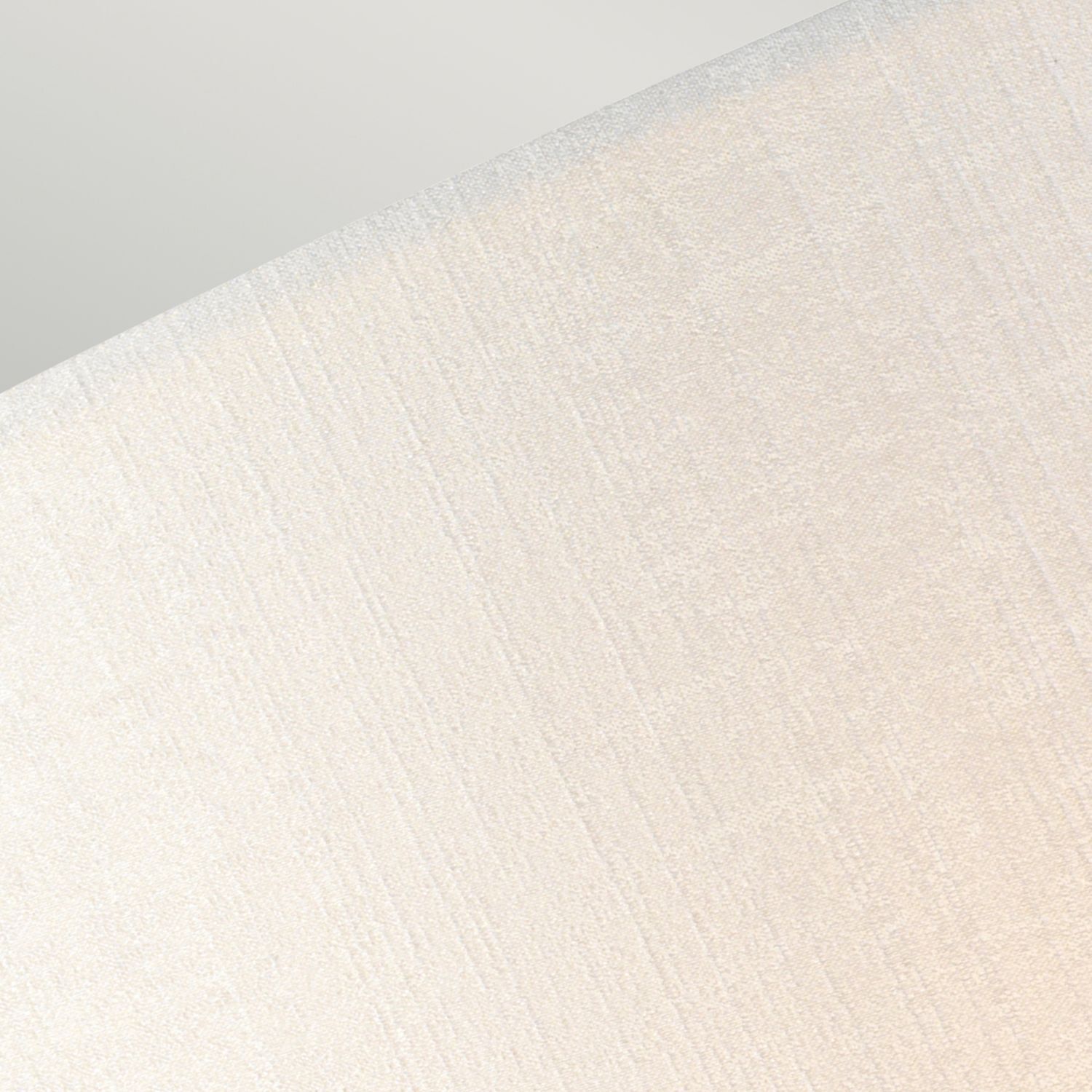 Wandlampe Stoff Up Down Creme Chrom Flur Schlafzimmer