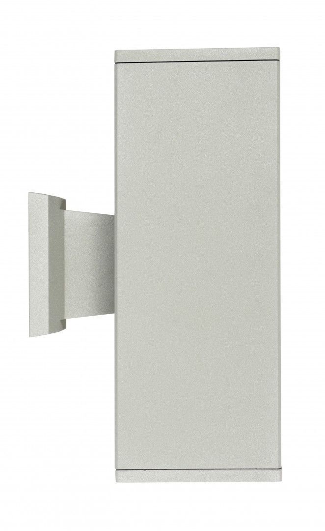 Wandleuchte in Silber Aluminium IP54 Modern