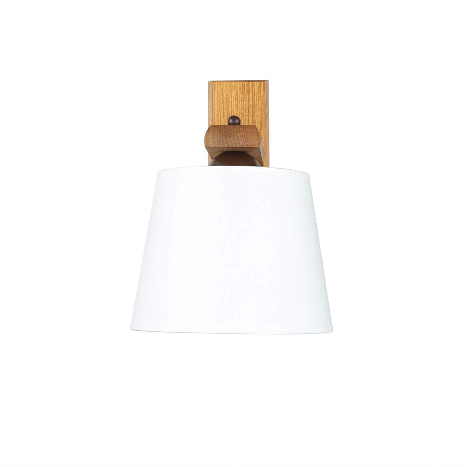 Wandleuchte Schirm Holz wohnlich BEVERELY Lampe