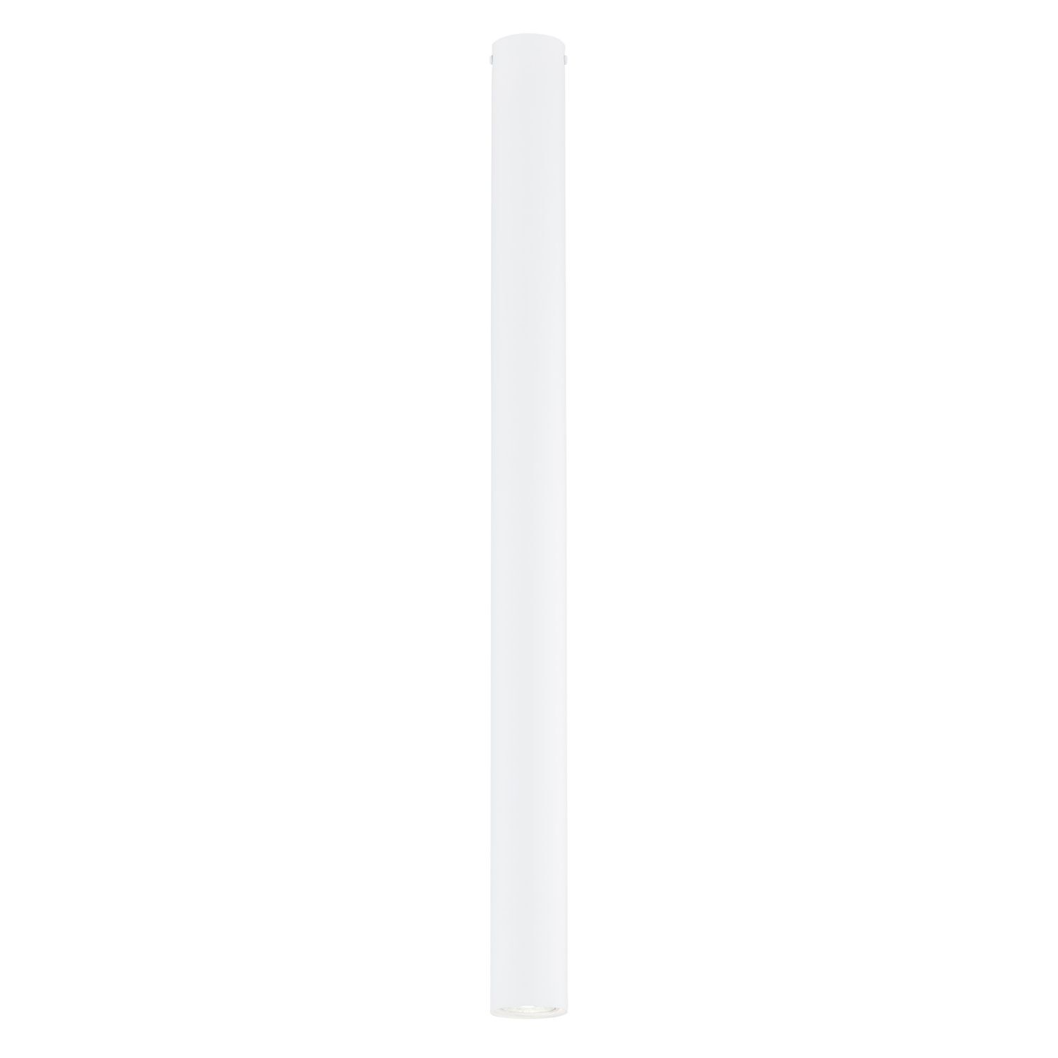 Deckenspot Metall XXL 80 cm hoch B: 6 cm Aufputz Weiß GU10