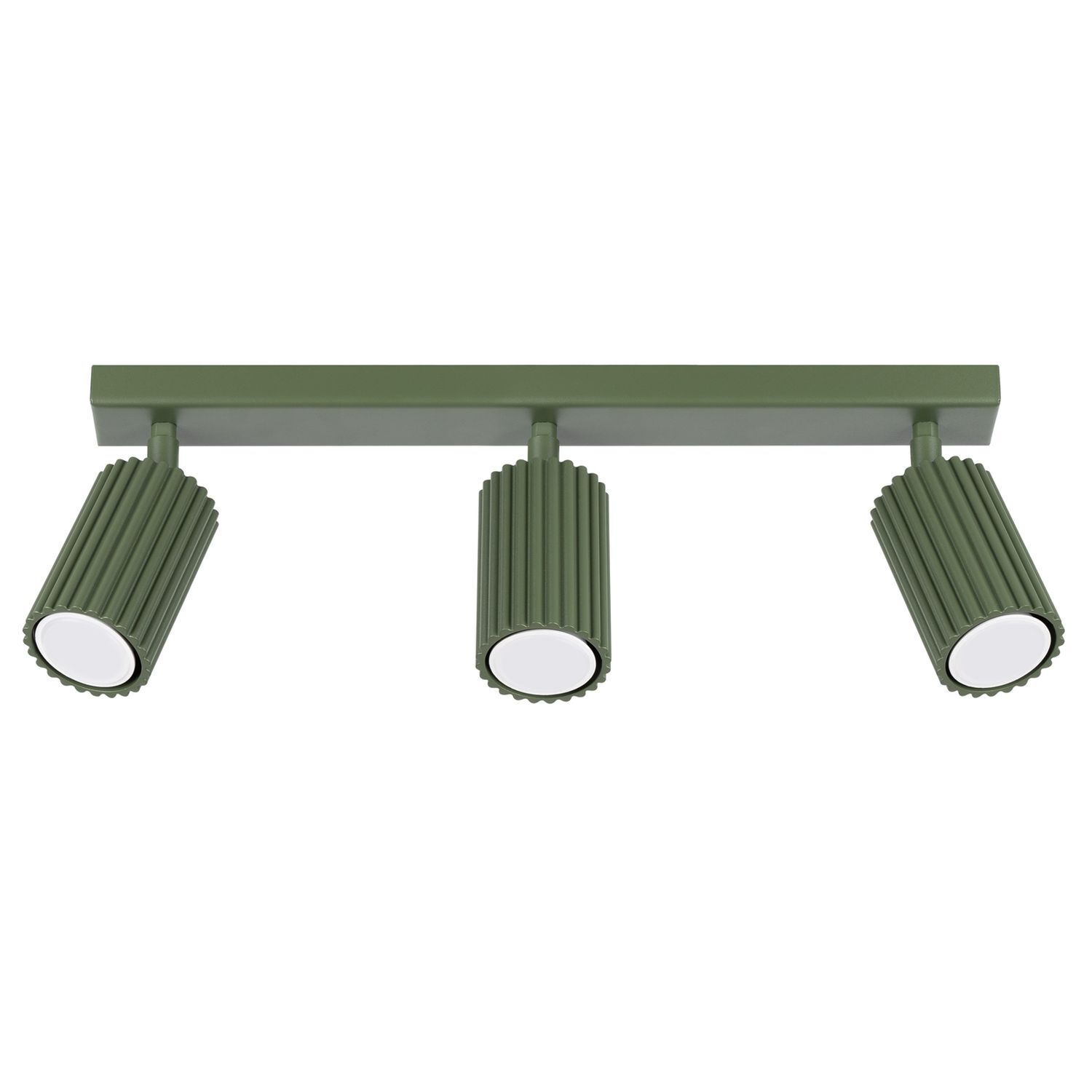 Deckenstrahler 3-flammig GU10 B: 45 cm Grün aus Aluminium