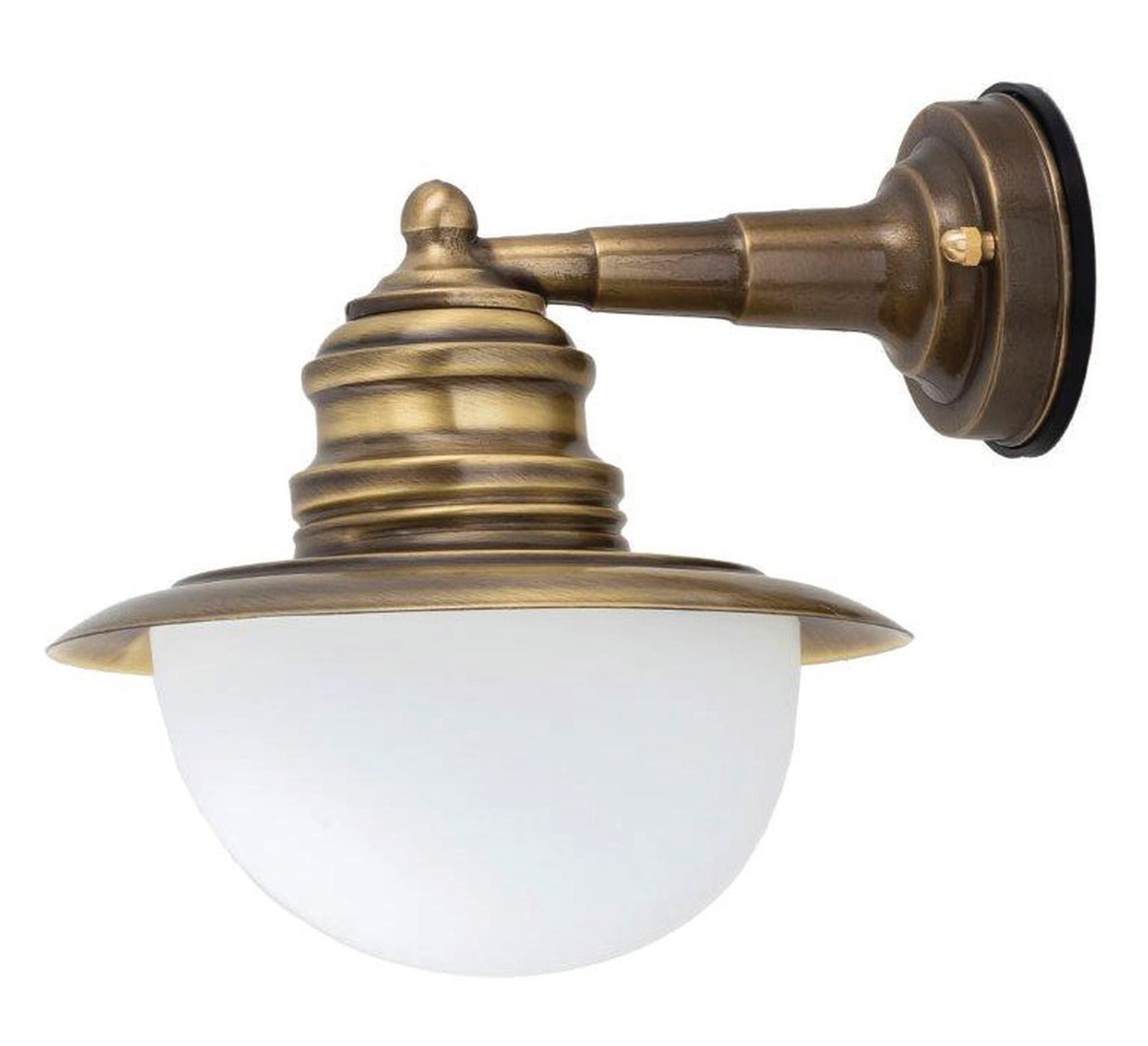 Wandlampe Außen Messing Maritim Hof rostfrei PELLA