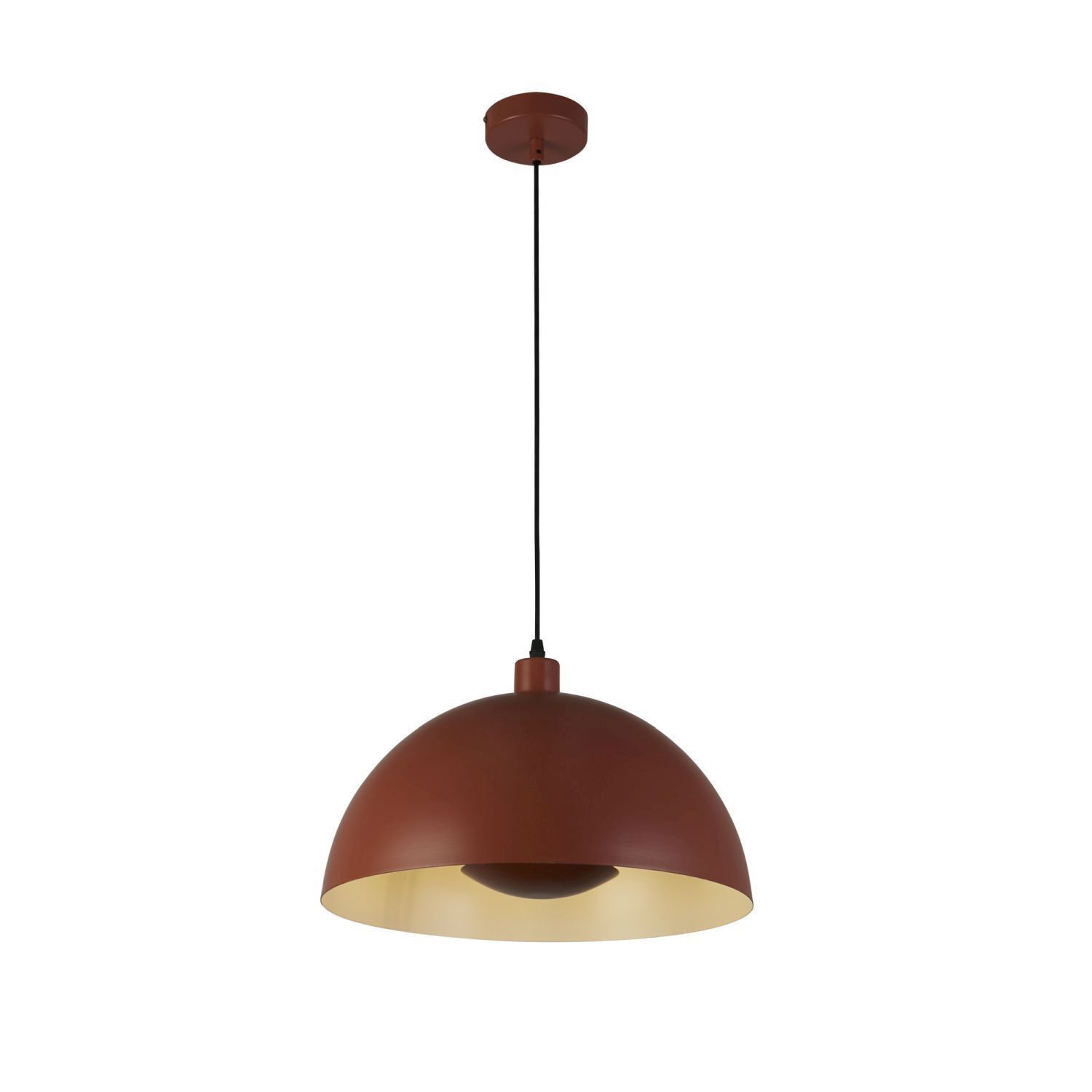 Hängelampe Loft E27 bis 60 W Ø40 cm Metall in Orange