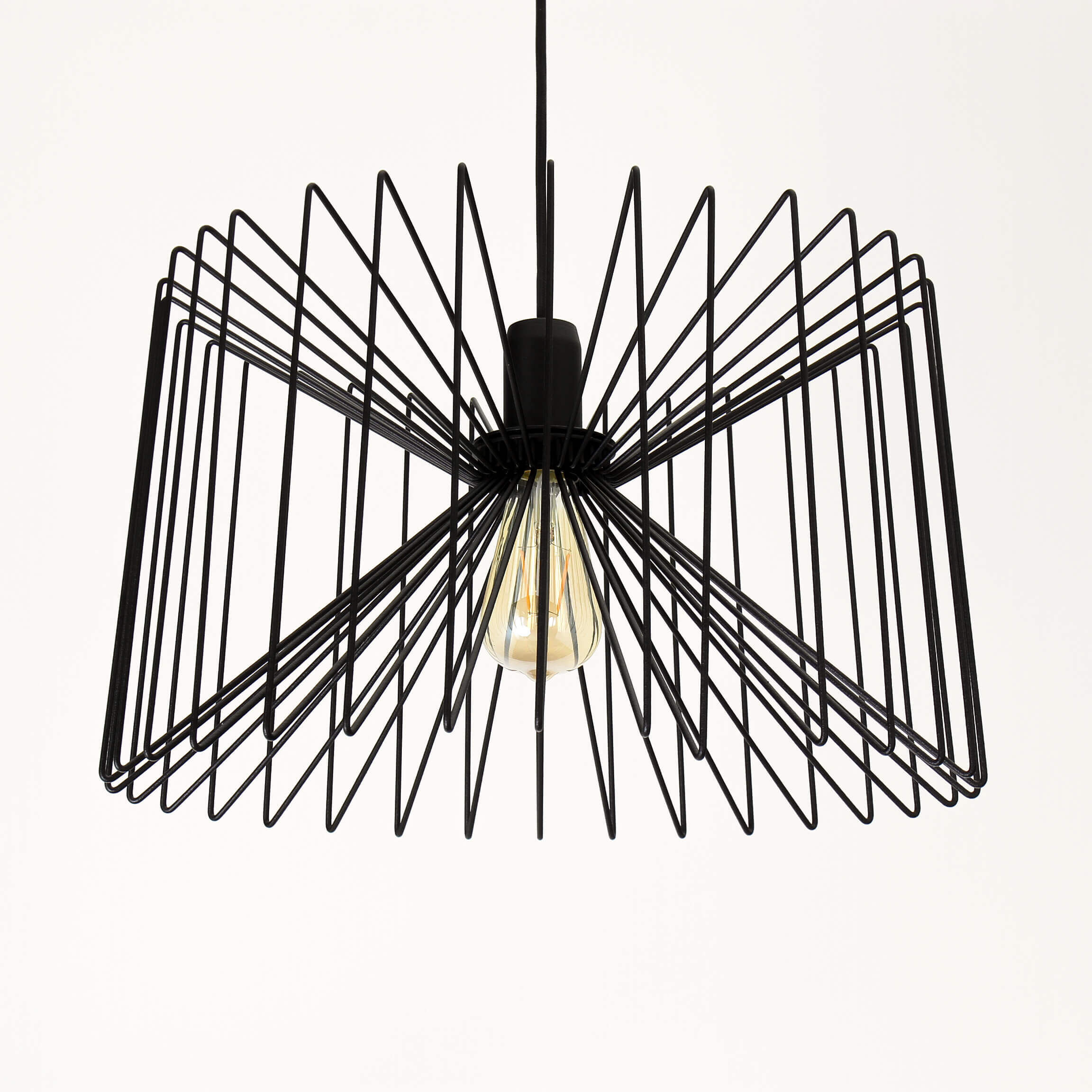 Moderne Pendelleuchte NESS schwarz