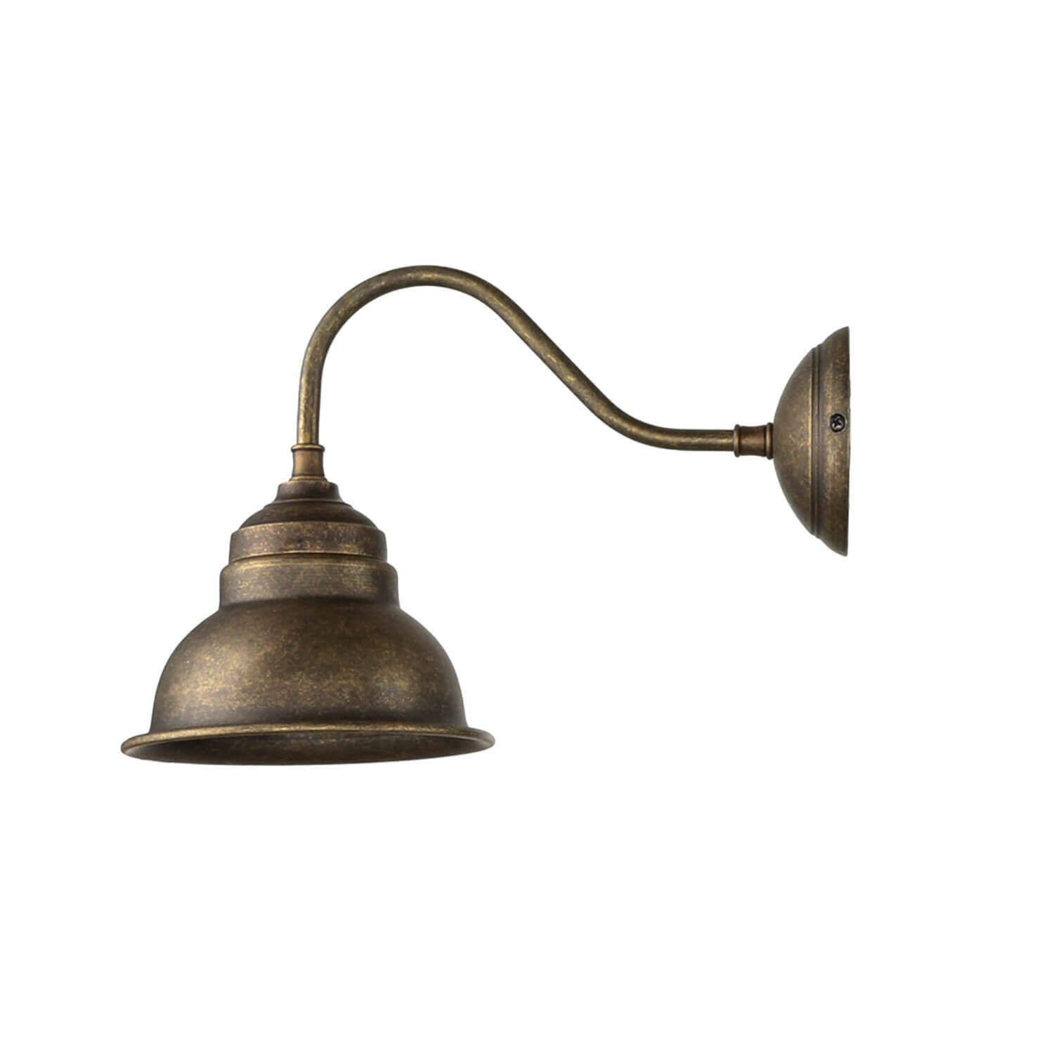 Wandlampe Bronze Antik Echt-Messing Oslo