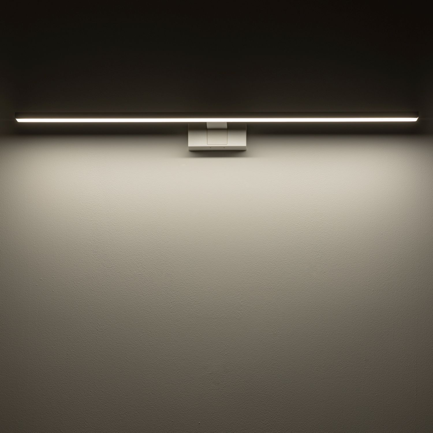 Spiegelleuchte LED Weiß IP44 3000 K 1100 lm Aluminium