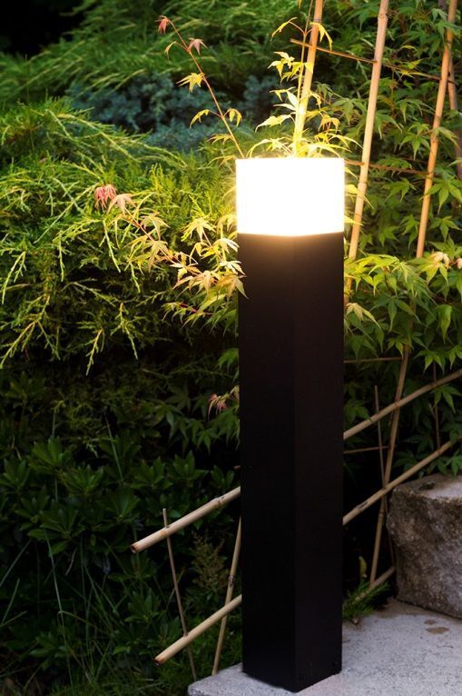 Außenlampe Decke in Silber IP44 eckig blendarm