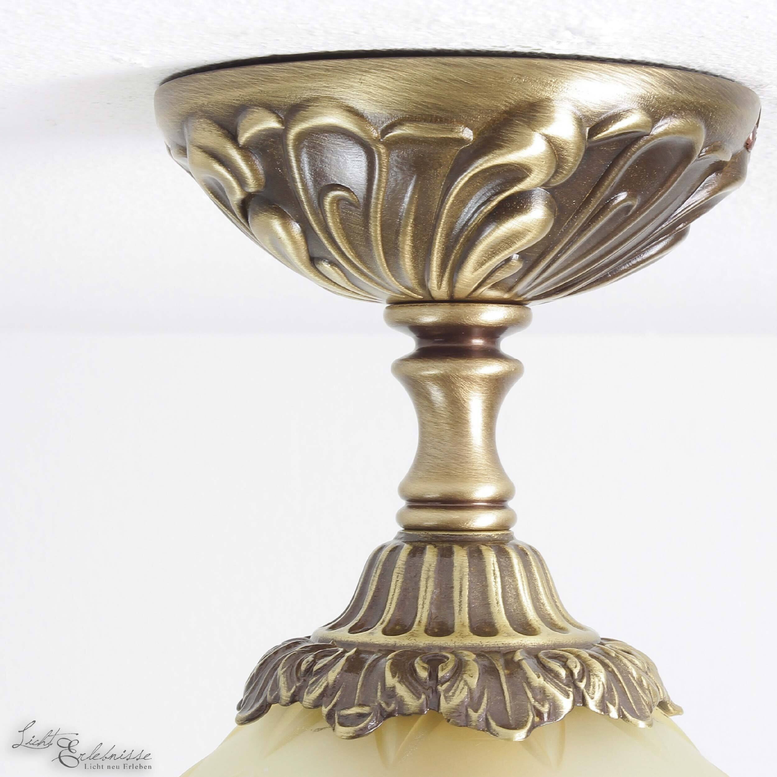 Jugendstil Deckenleuchte Deckenlampe Beige