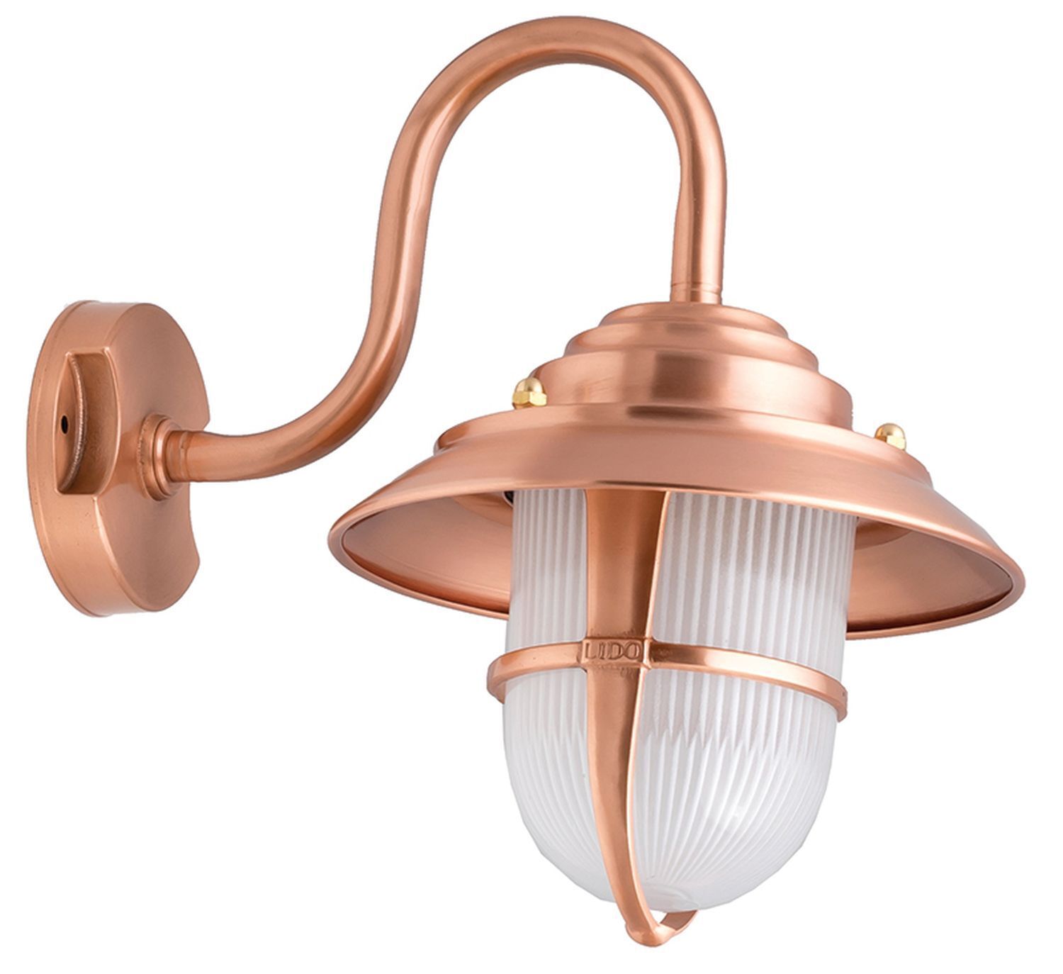 Wandlampe Kupfer IP64 Echt-Messing Terrasse Haus