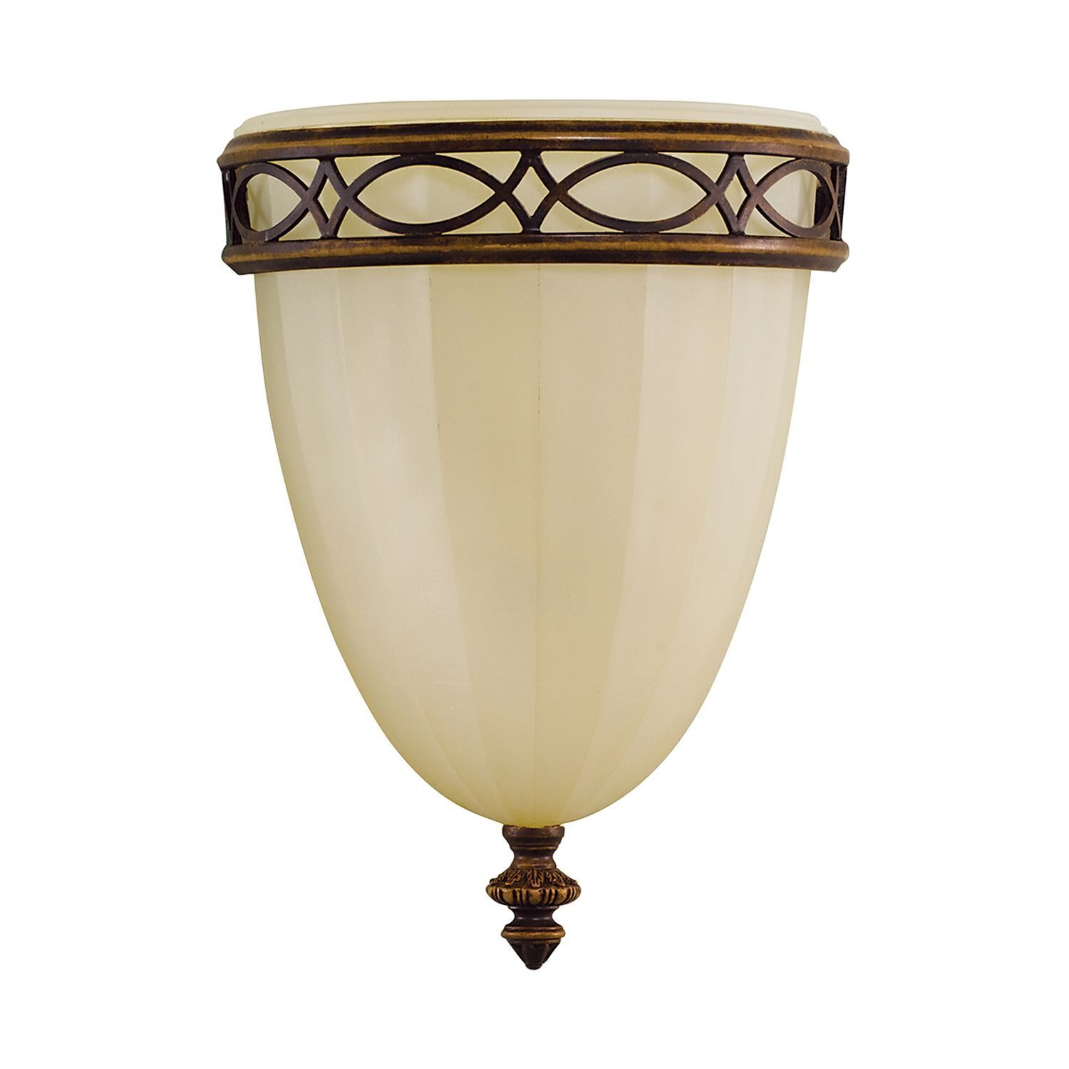 Wandlampe ANABELL 1 Creme Landhaus Design Leuchte