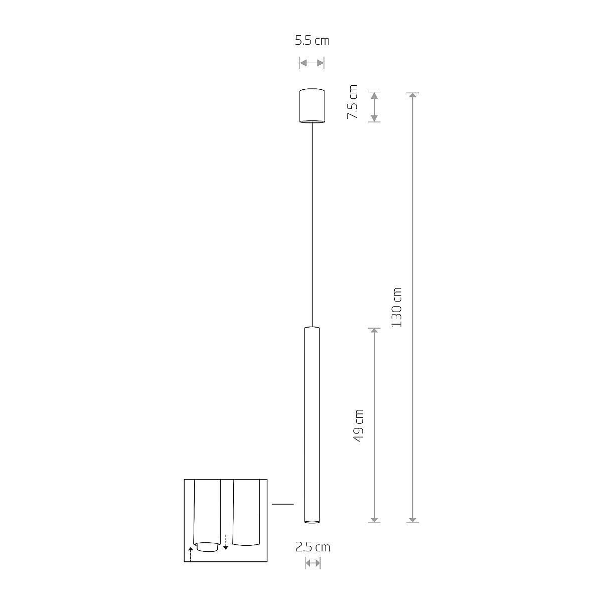 Hängelampe CULT Weiß Wohnzimmer Esstisch Lampe