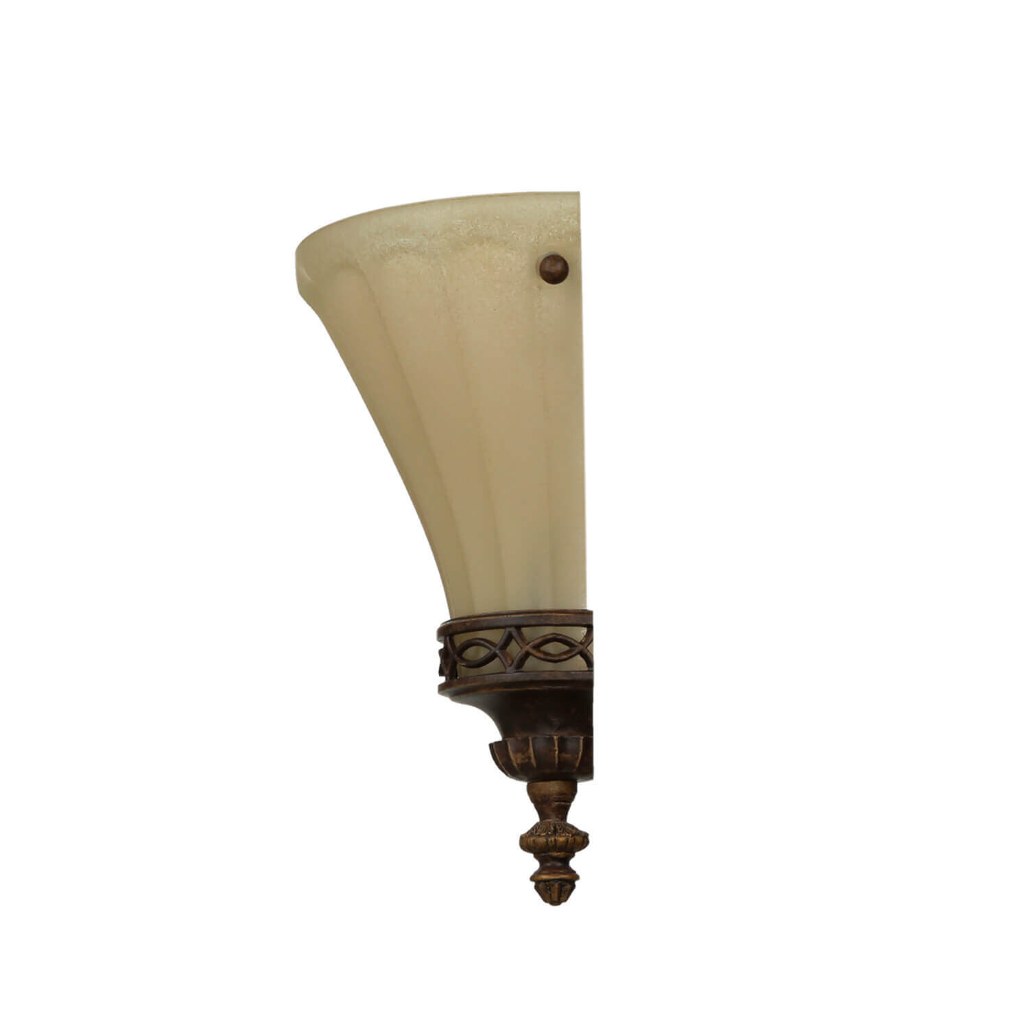 Wandlampe ANABELL 1 Braun Landhaus Lampe Blendarm