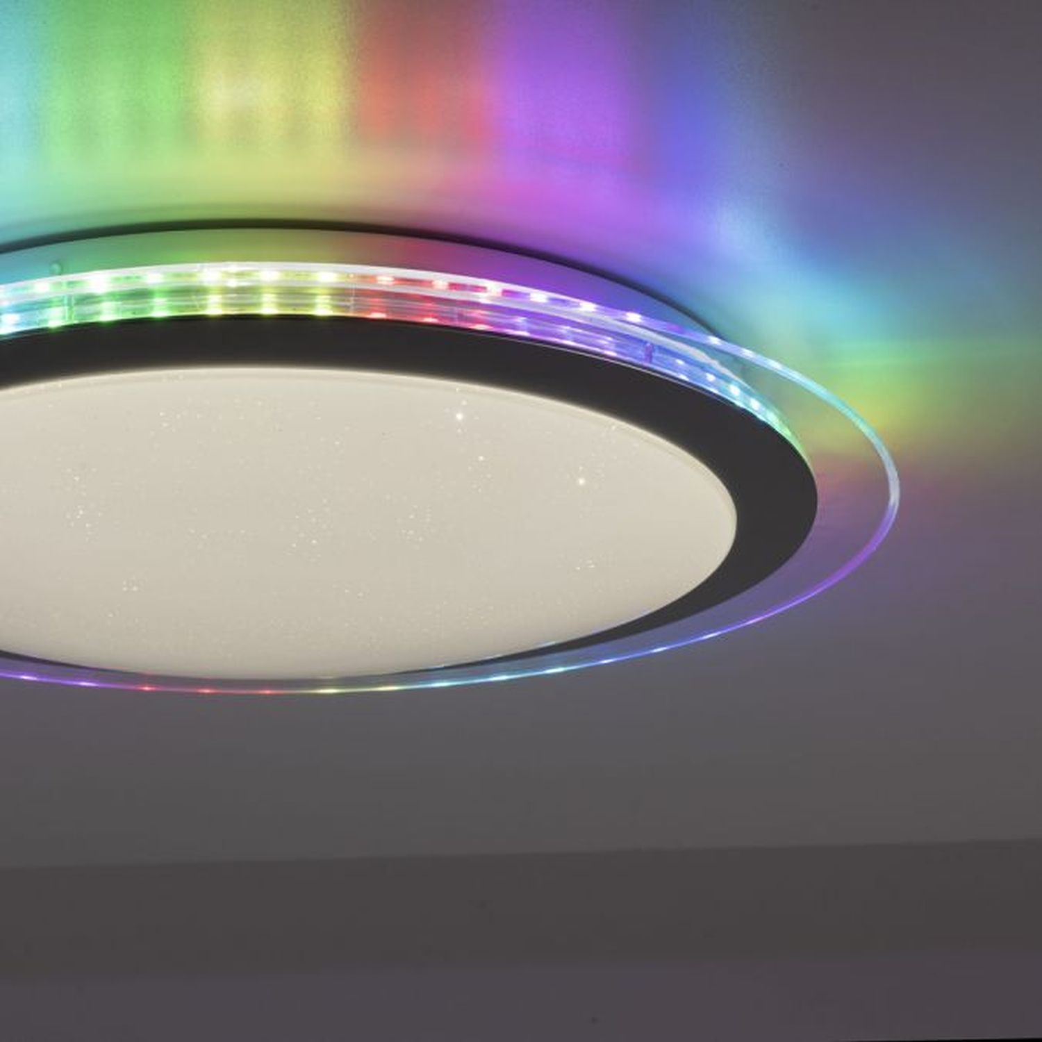 LED Deckenlampe Rainbow RGB Dimmer Ø45 cm Fernbedienung