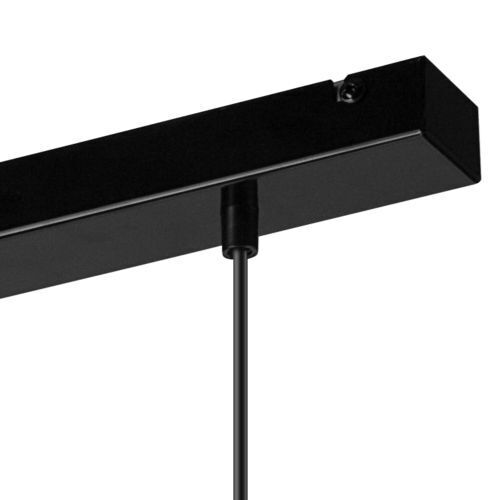 Pendelleuchte CHANIA Schwarz Modern lang Esstisch