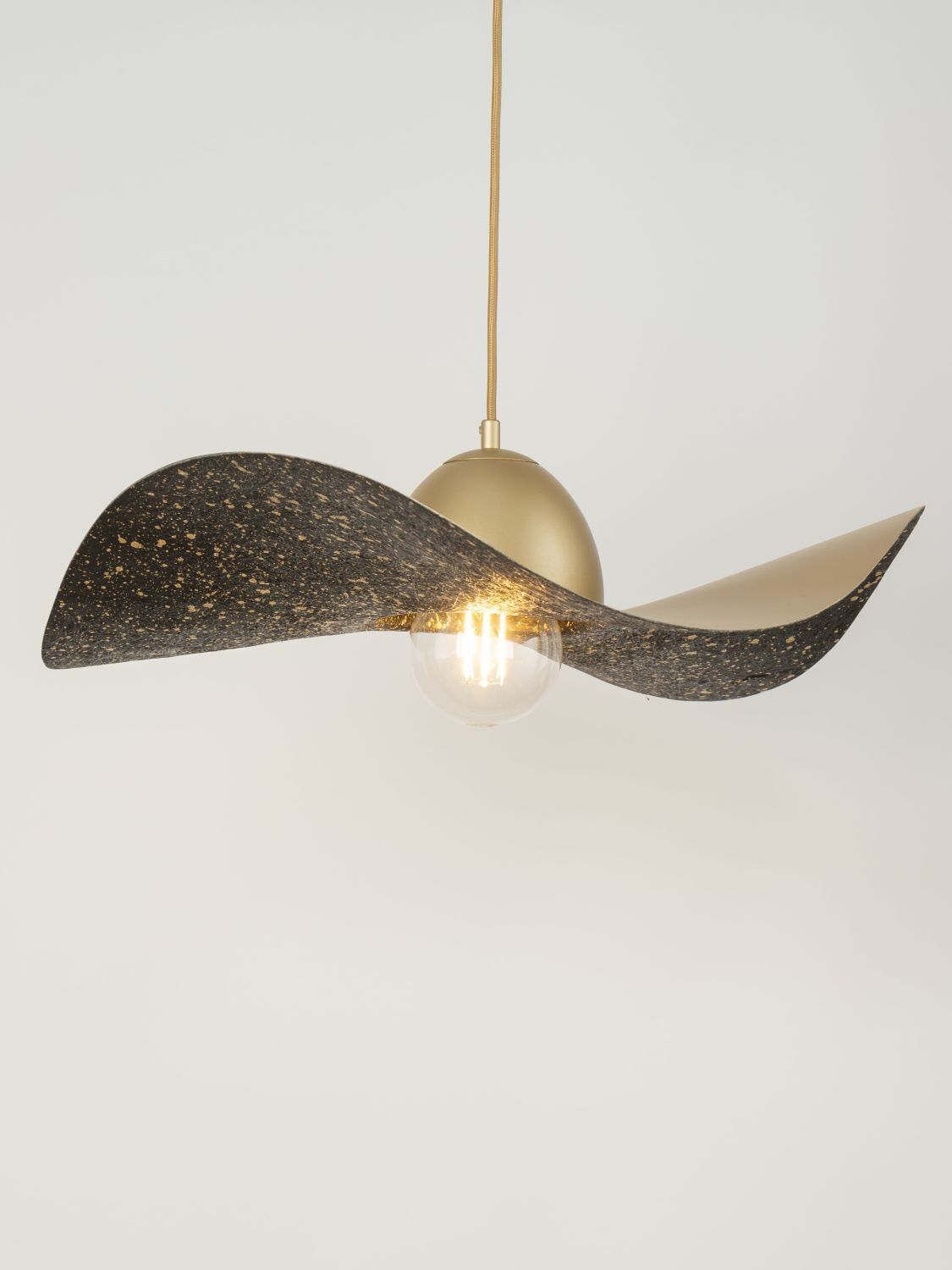 Hängelampe E27 Gold Schwarz Esszimmer Modern
