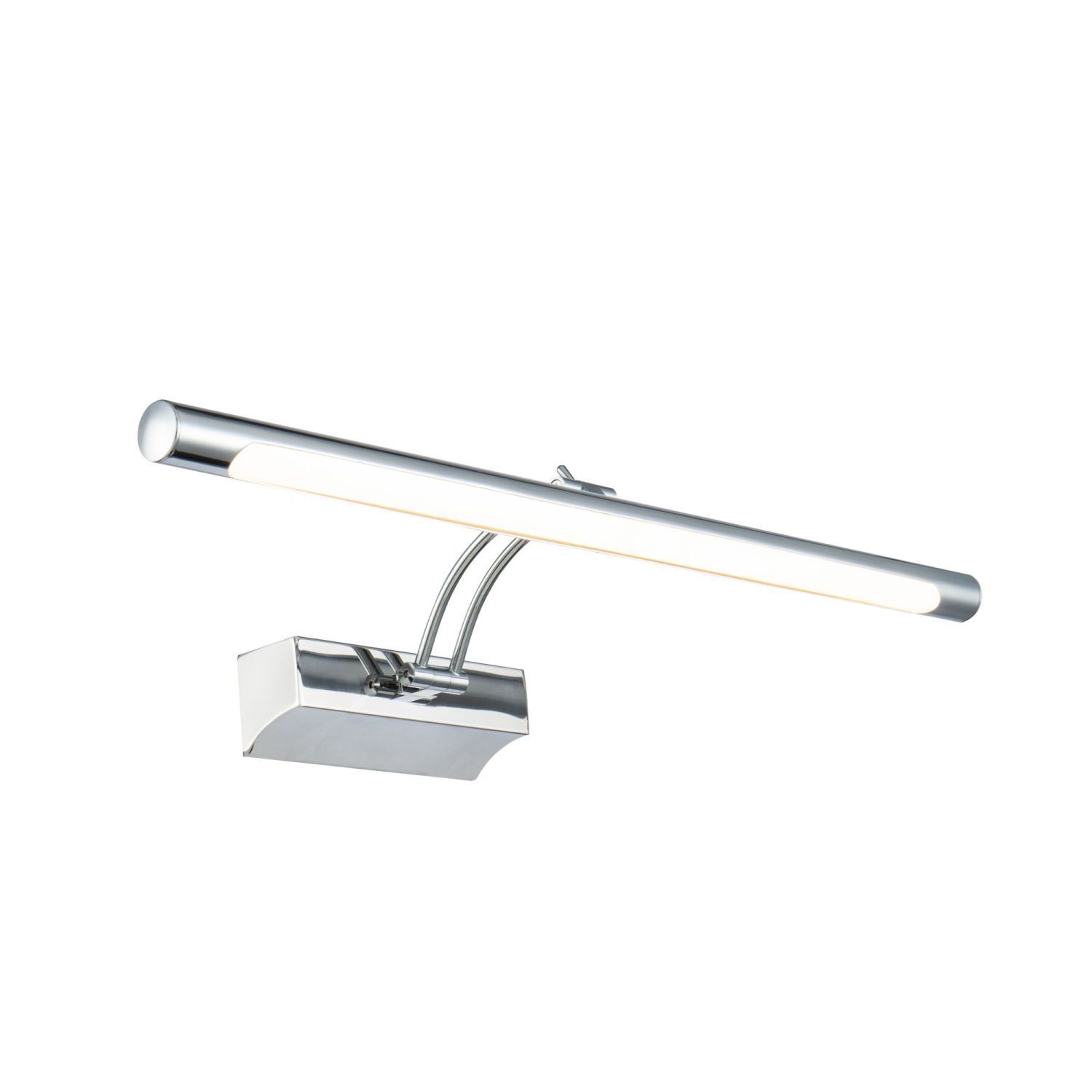 LED Bilderlampe Metall B: 72 cm Chrom länglich 860 lm