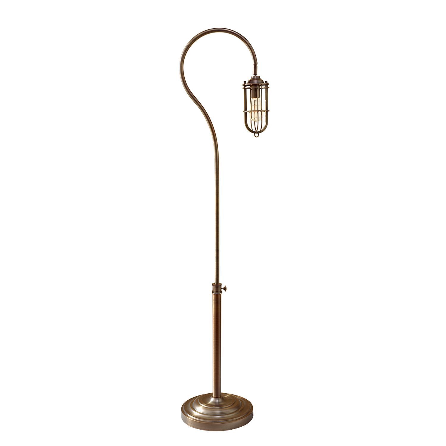 Stehleuchte LANA Metall Messing 162cm Bodenlampe