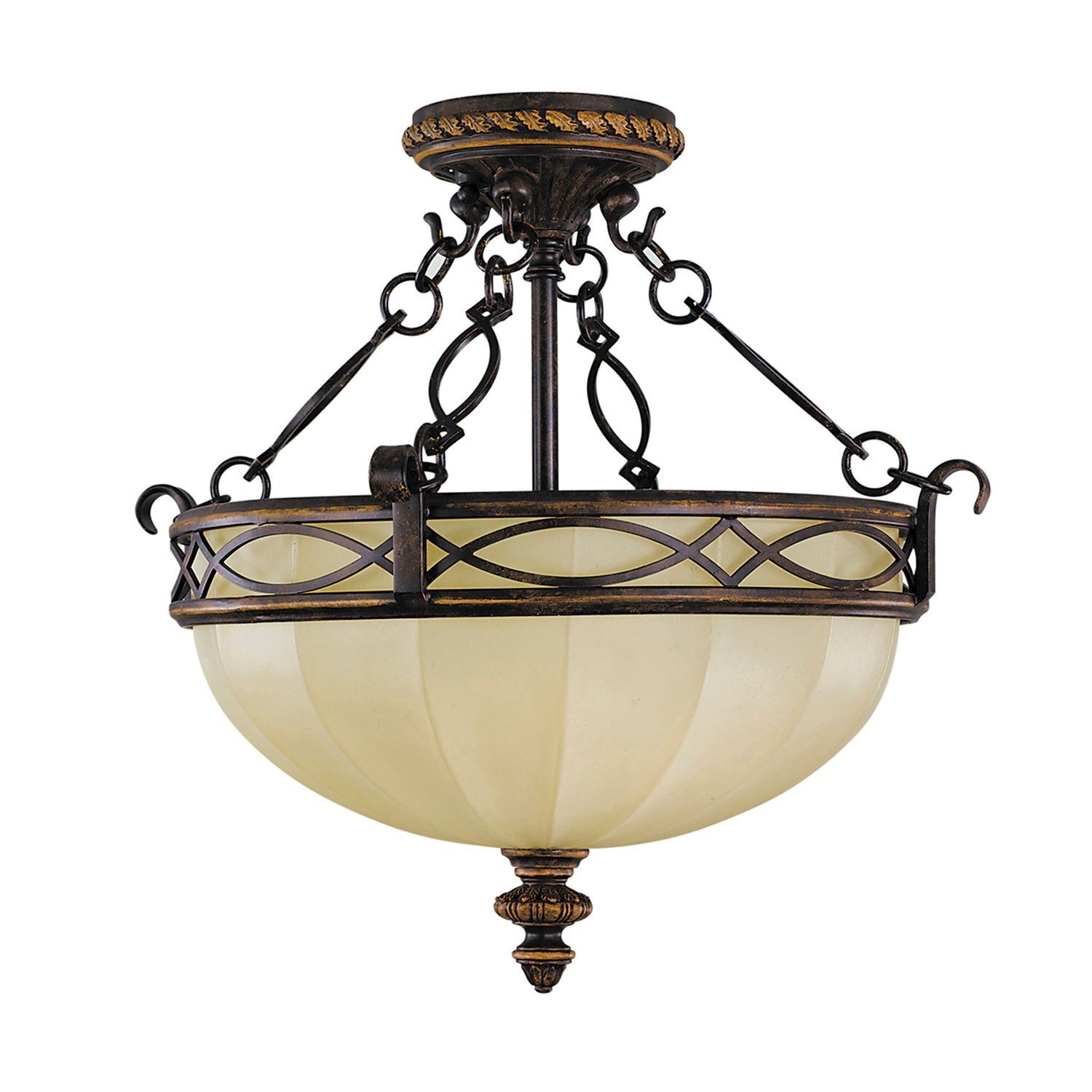 Deckenleuchte ANABELL 1 Creme Landhaus Lampe Flur