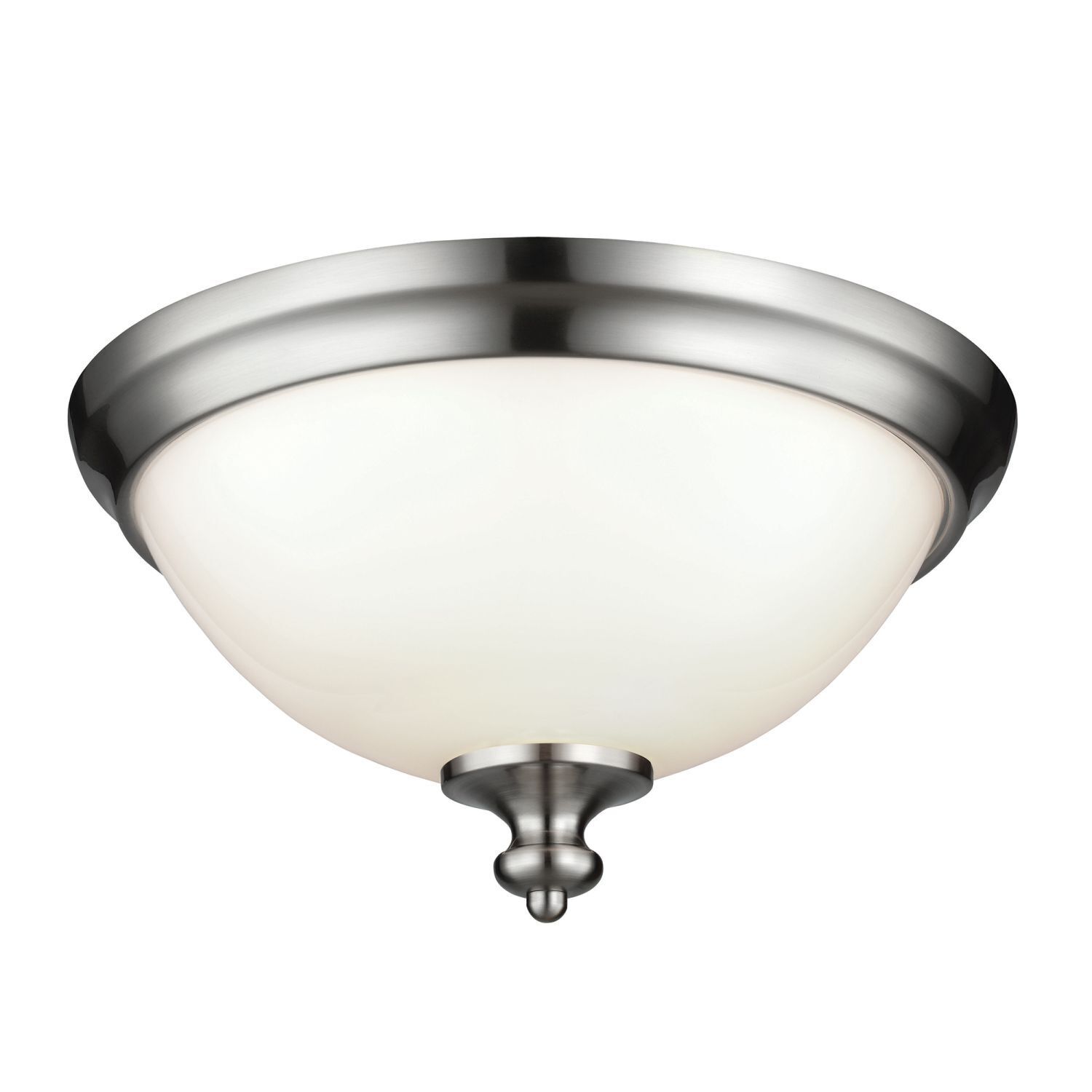 Deckenleuchte LORIN Ø33cm Weiß Silber Lampe Flur