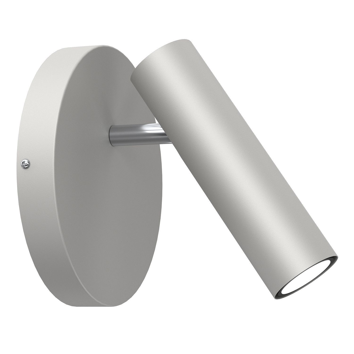 Flexibler Wandspot Grau Chrom GU10 H:19,5 cm elegant