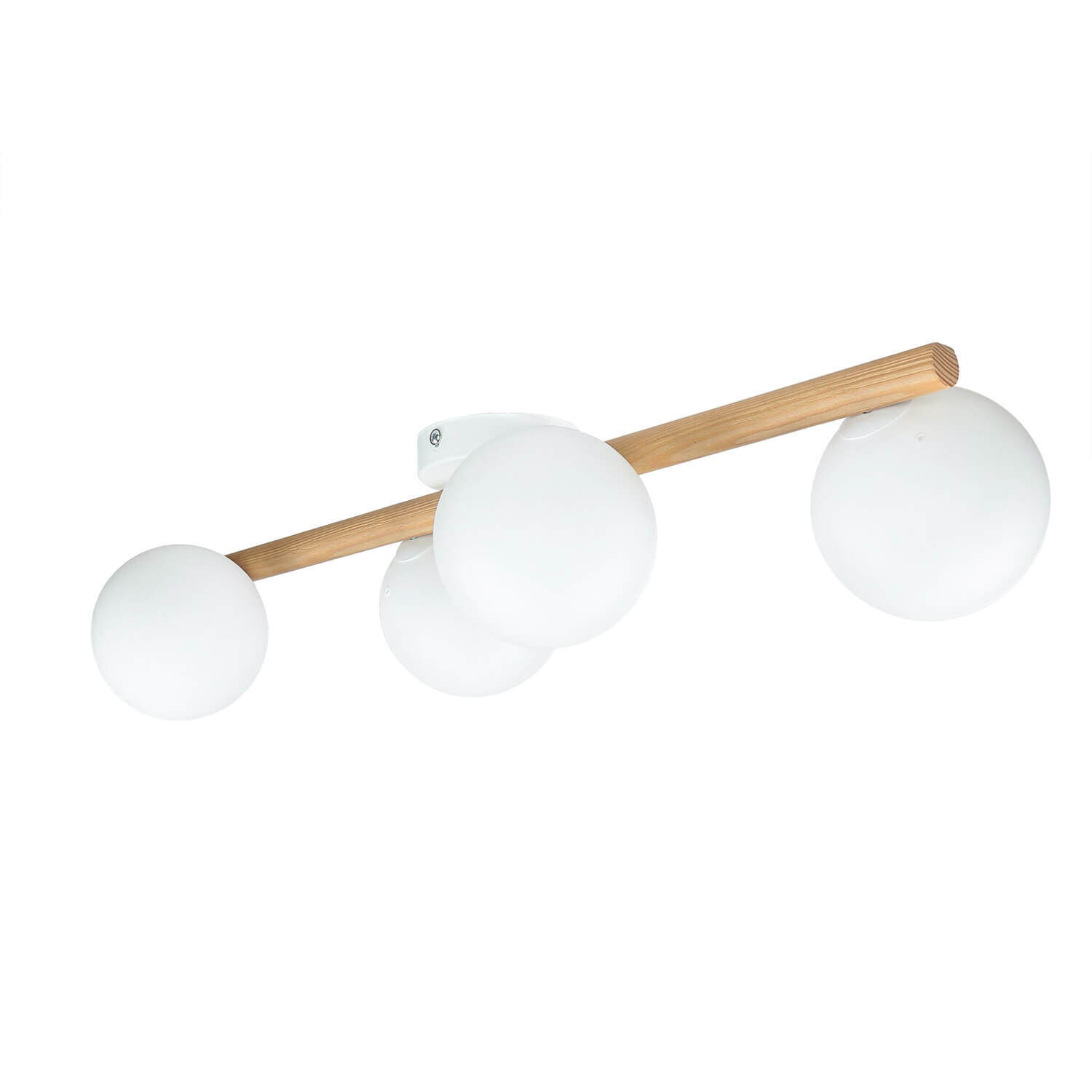 Blendarme Deckenlampe G9 L:65 cm länglich in Kiefer