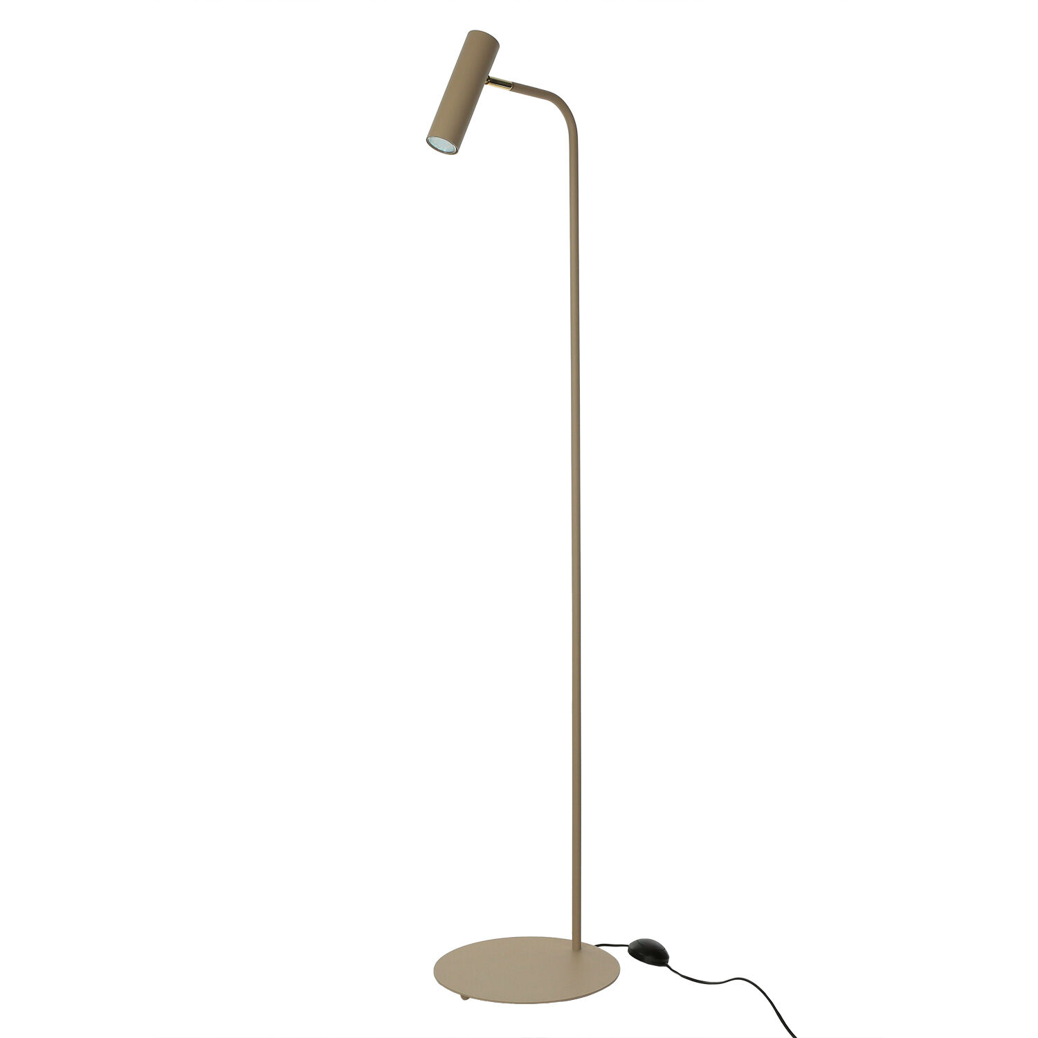 Stehlampe Metall GU10 verstellbar 159 cm in Beige Gold