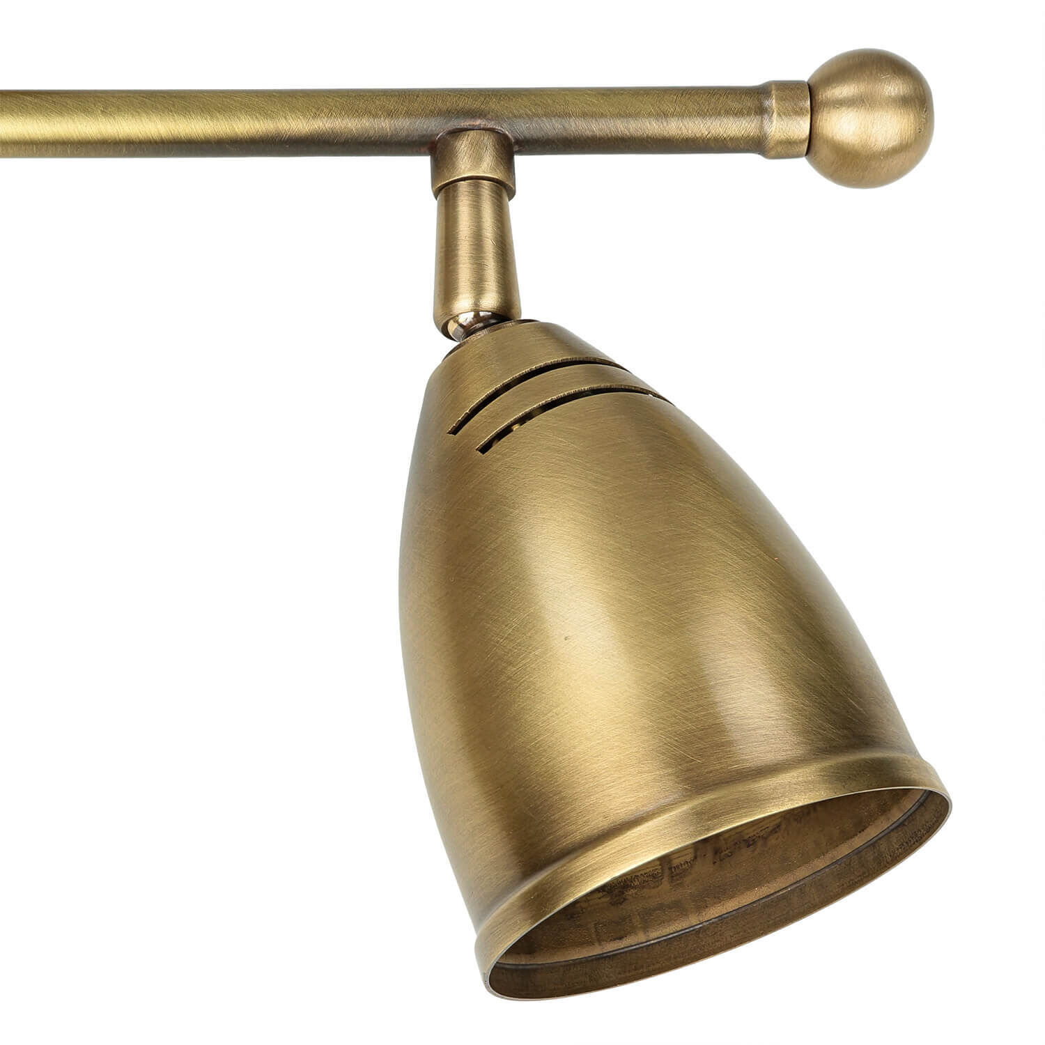 Schwenkbare Deckenlampe Rustikal Bronze Hell