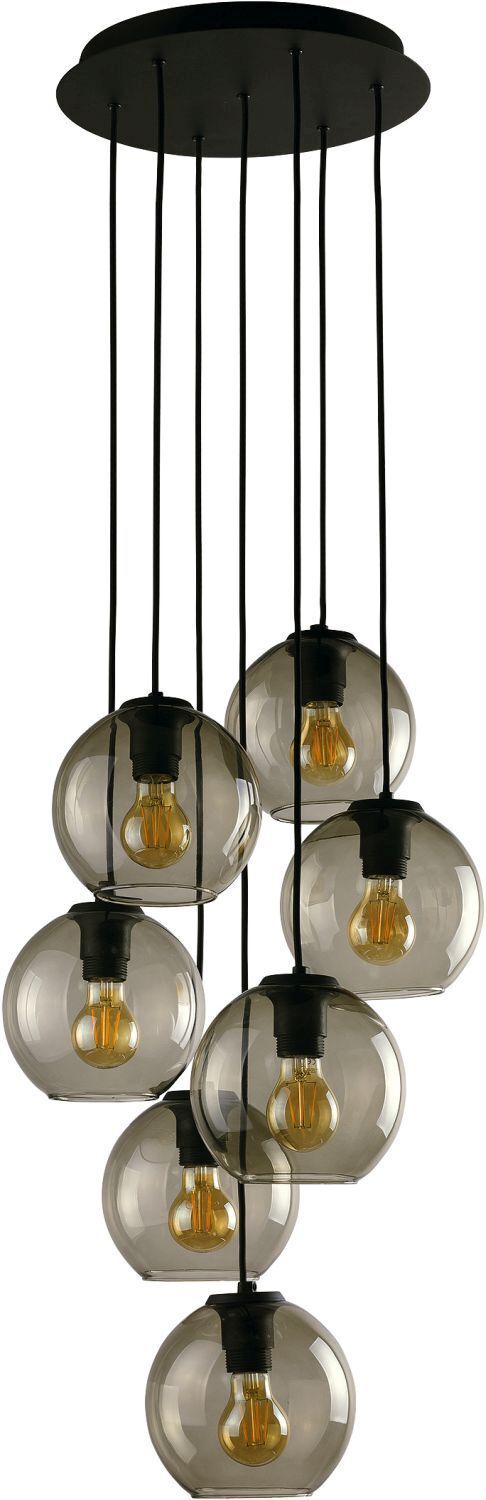 Pendelleuchte Schwarz 7-flmg VINCENTE Lampe