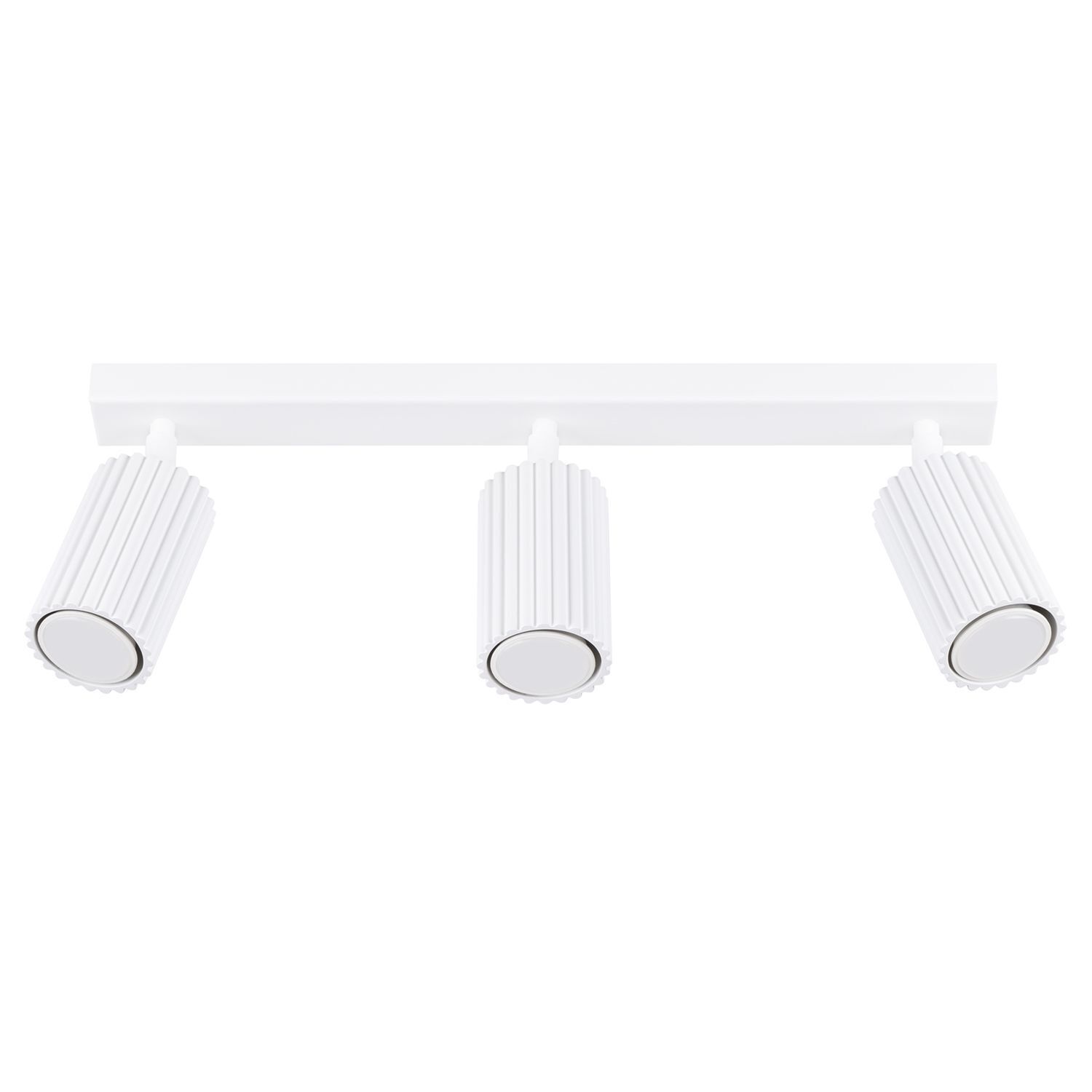 Deckenstrahler 3-flammig Weiß GU10 B: 45 cm klein Aluminium