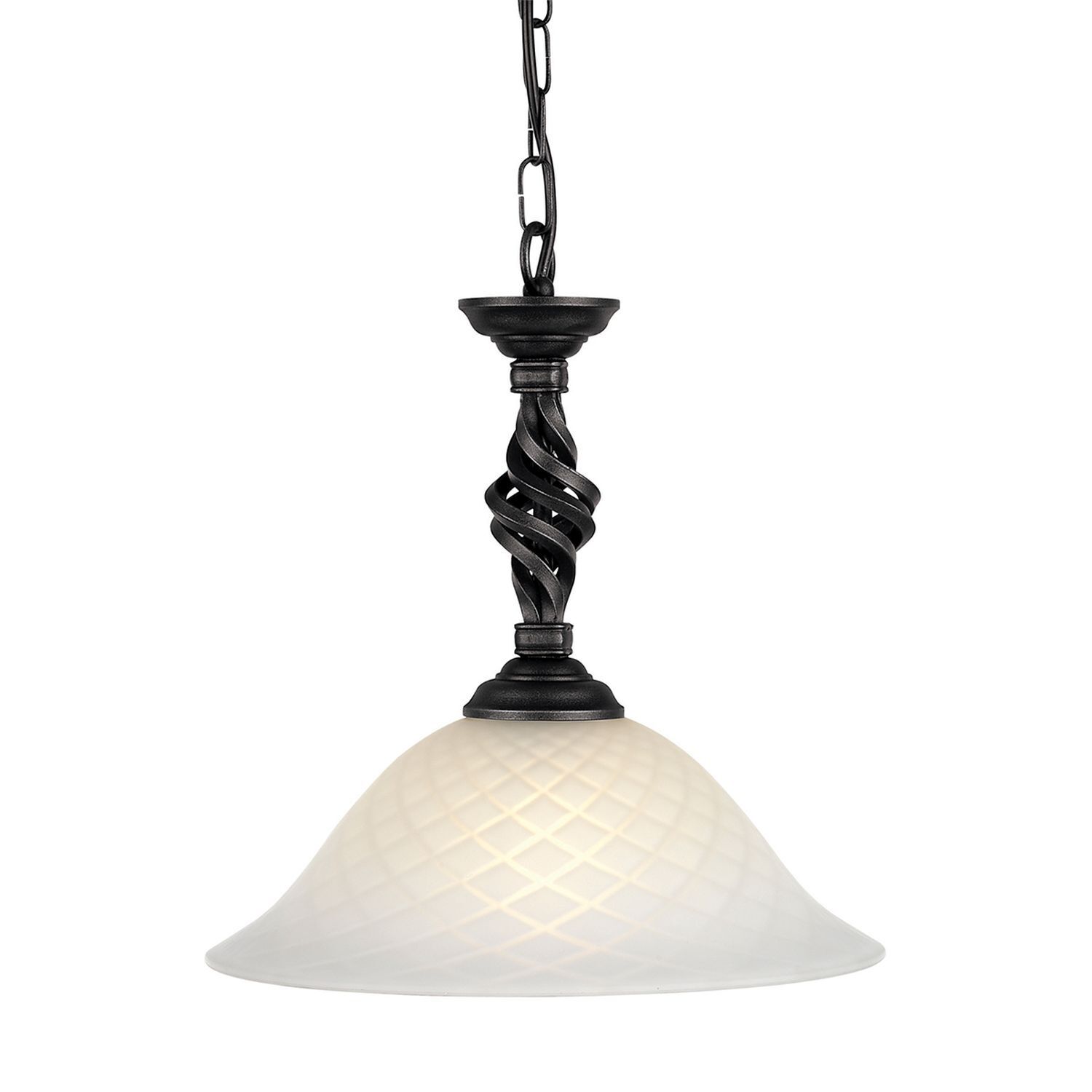 Pendellampe ANOUK Ø34cm Schwarz verstellbar Lampe