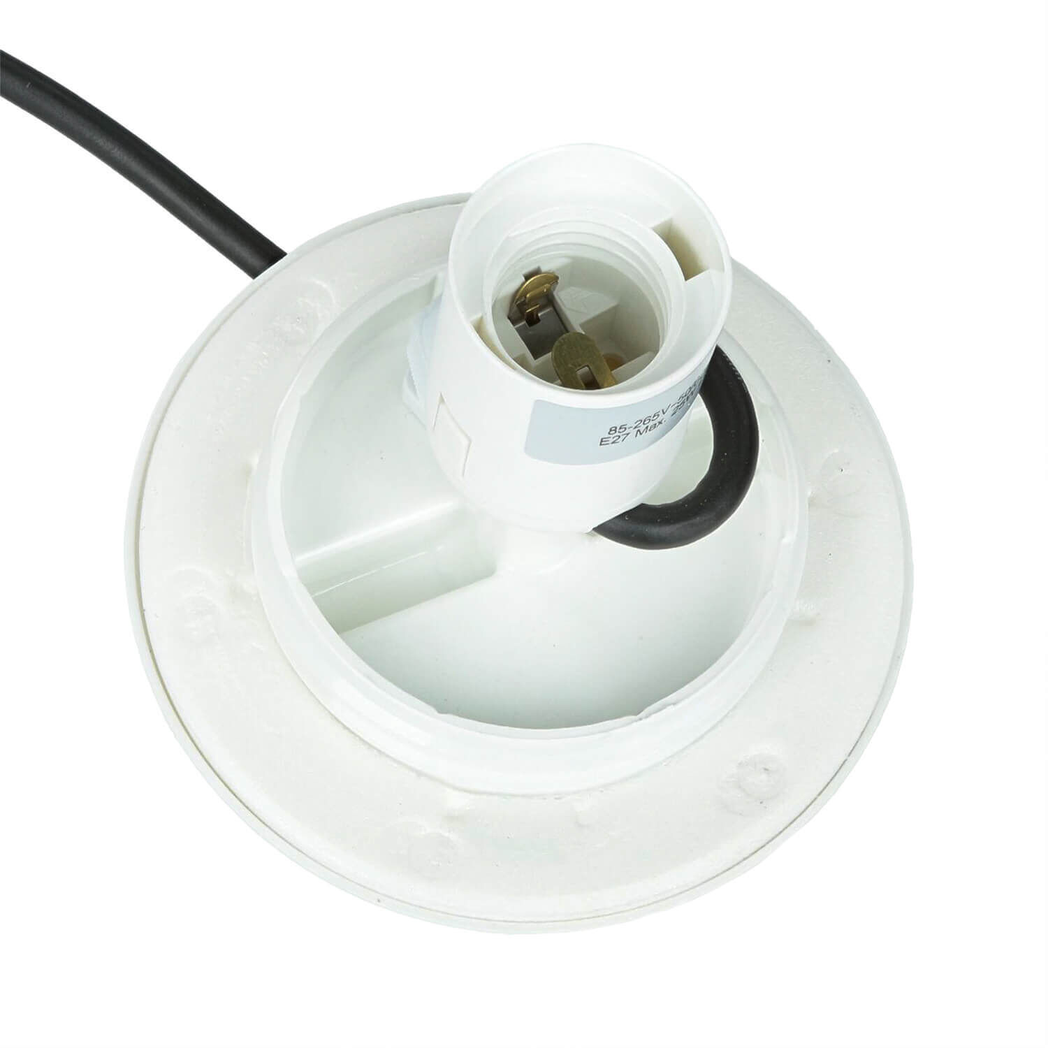 Kugelleuchte Stecker Kabel Ø 60 cm IP65 E27 LED 2700K Garten