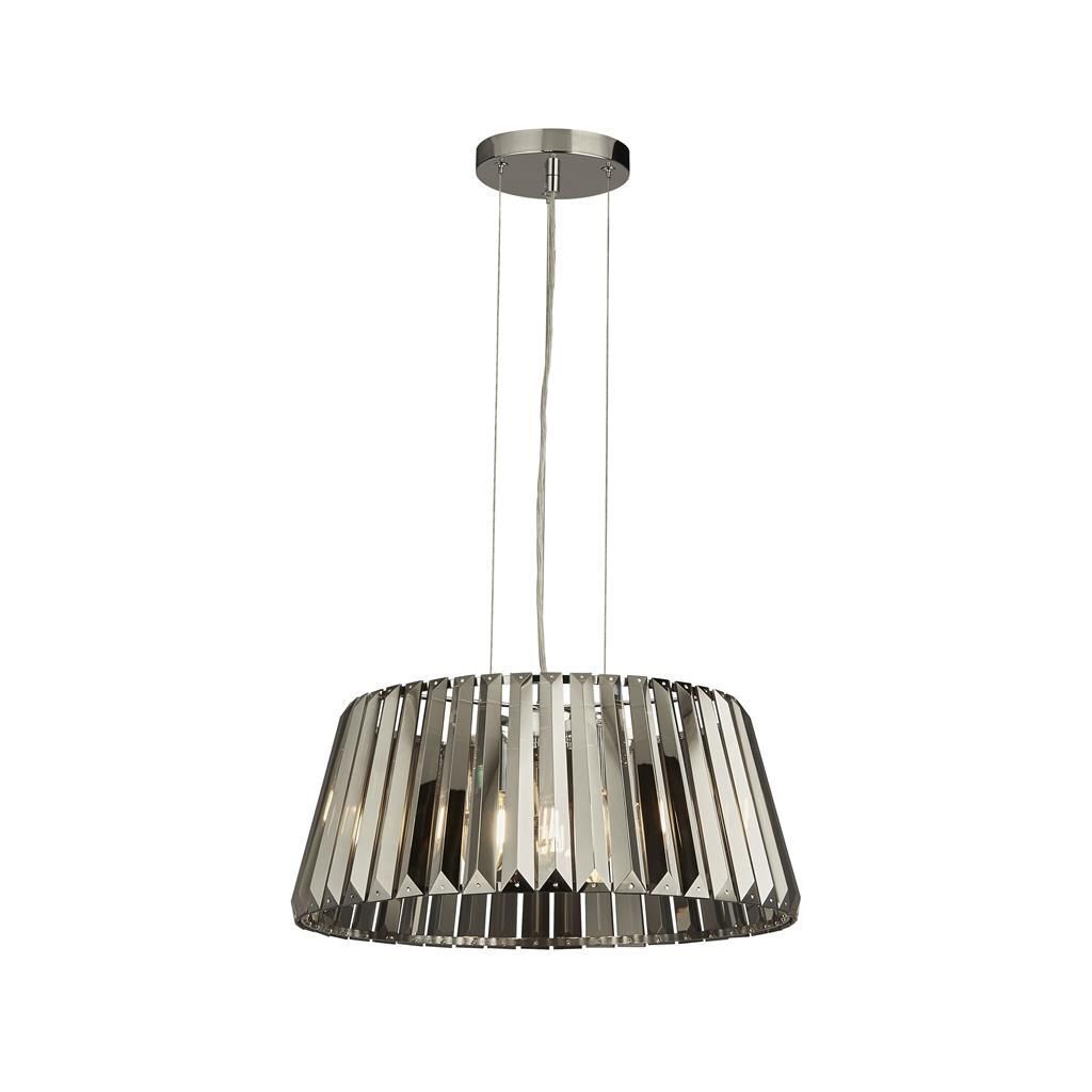 Pendelleuchte Rauchglas Kristall Ø 47 cm H: max. 150 cm