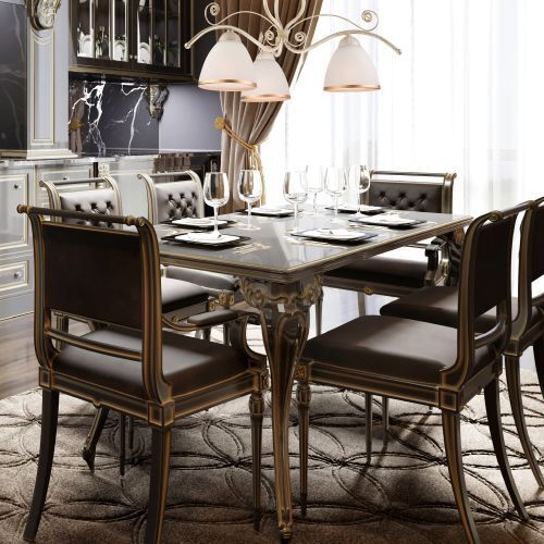Hängelampe Esstisch Shabby Weiß Metall 3-flammig