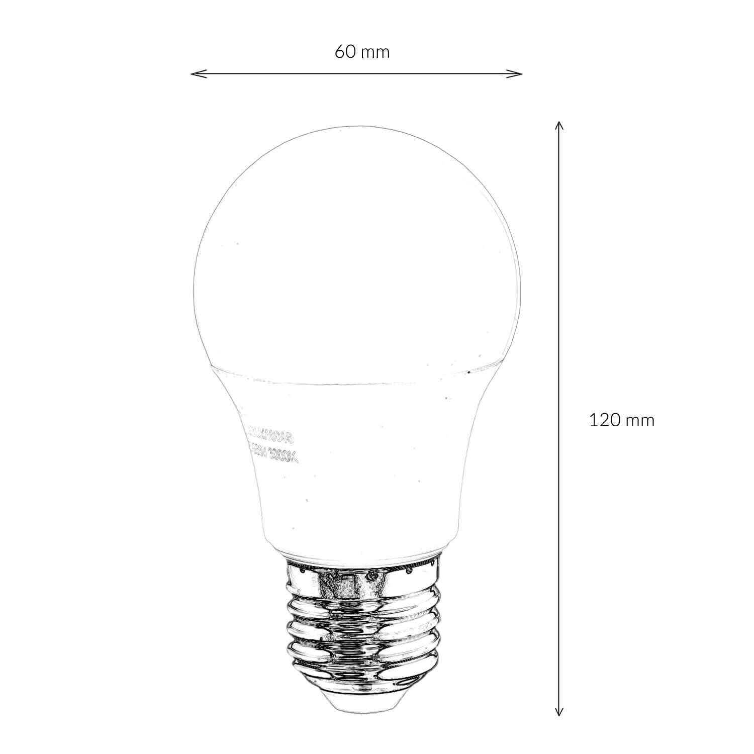 LED Leuchtmittel E27 2700 K 800 lm 7 Watt - LM10046